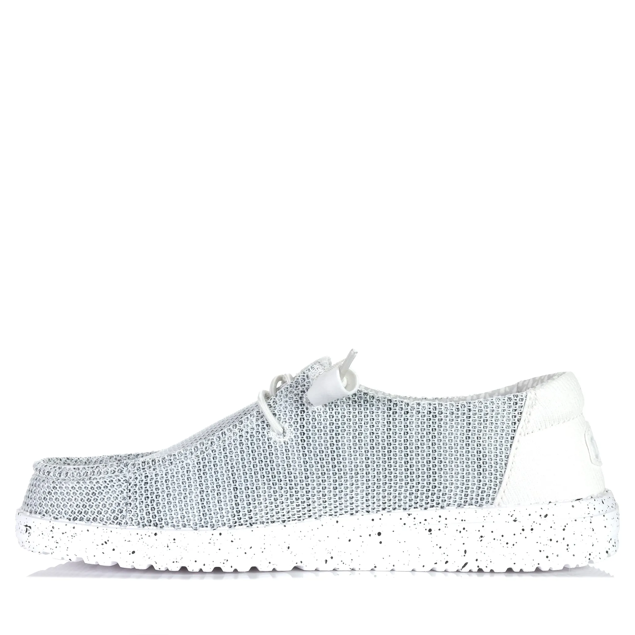 Low Impact Hey Dude Womens Wendy Stretch Mesh Stone White