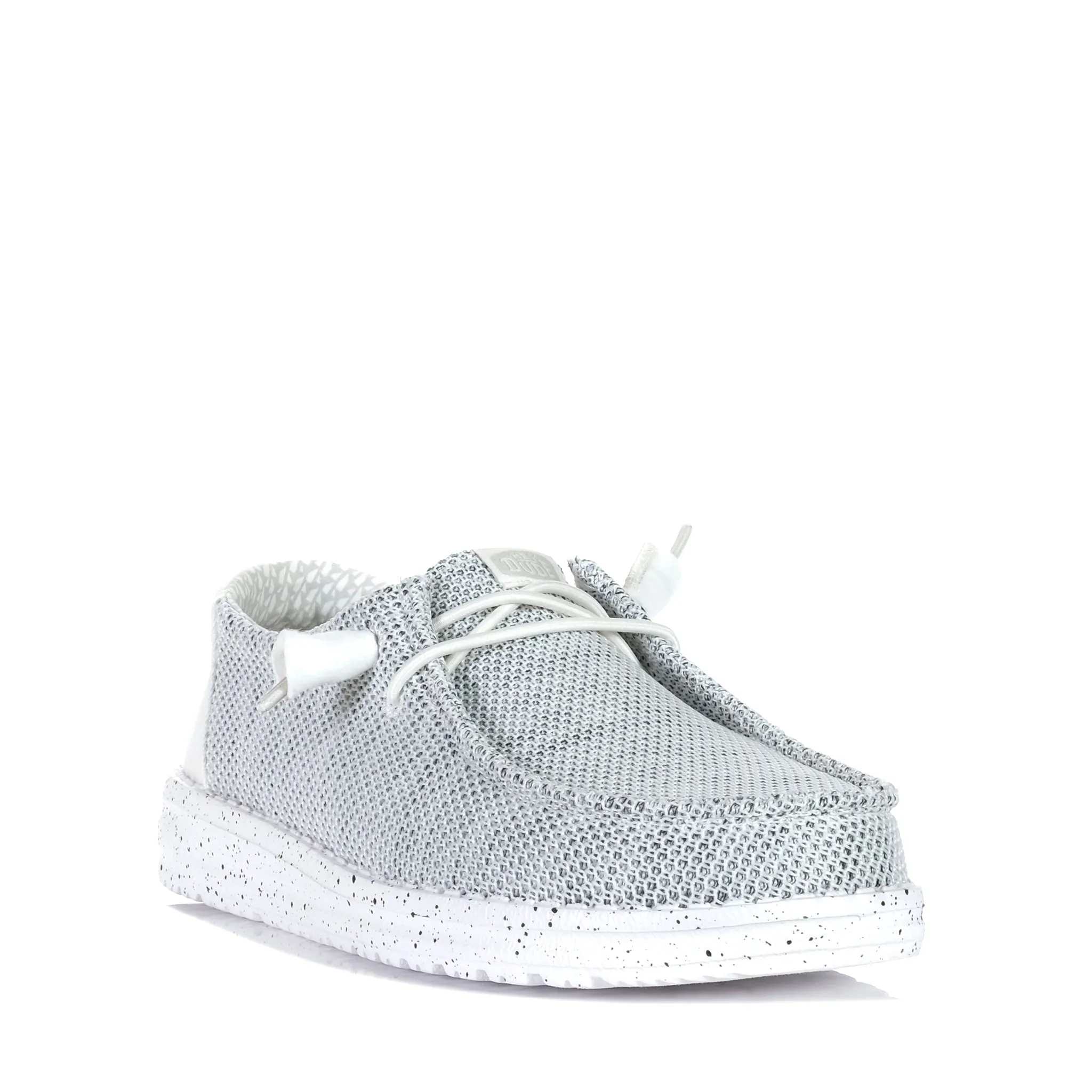 Low Impact Hey Dude Womens Wendy Stretch Mesh Stone White