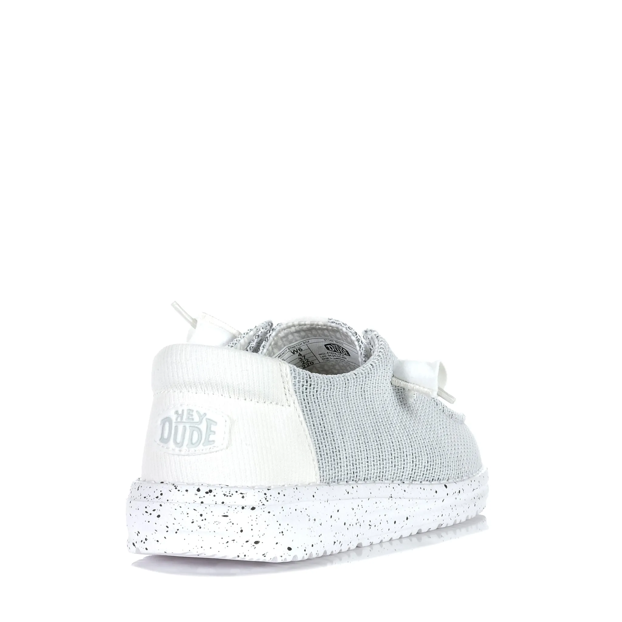 Low Impact Hey Dude Womens Wendy Stretch Mesh Stone White