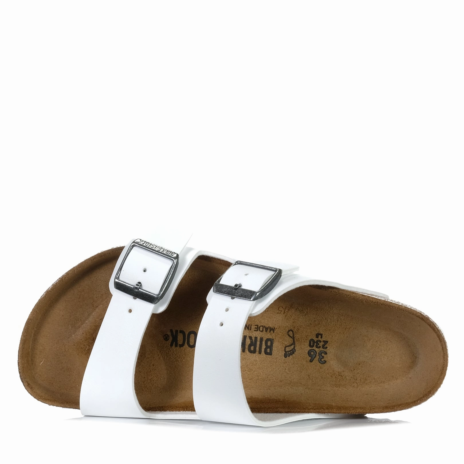 Low Cut Birkenstock Arizona Birko-Flor (Regular) White