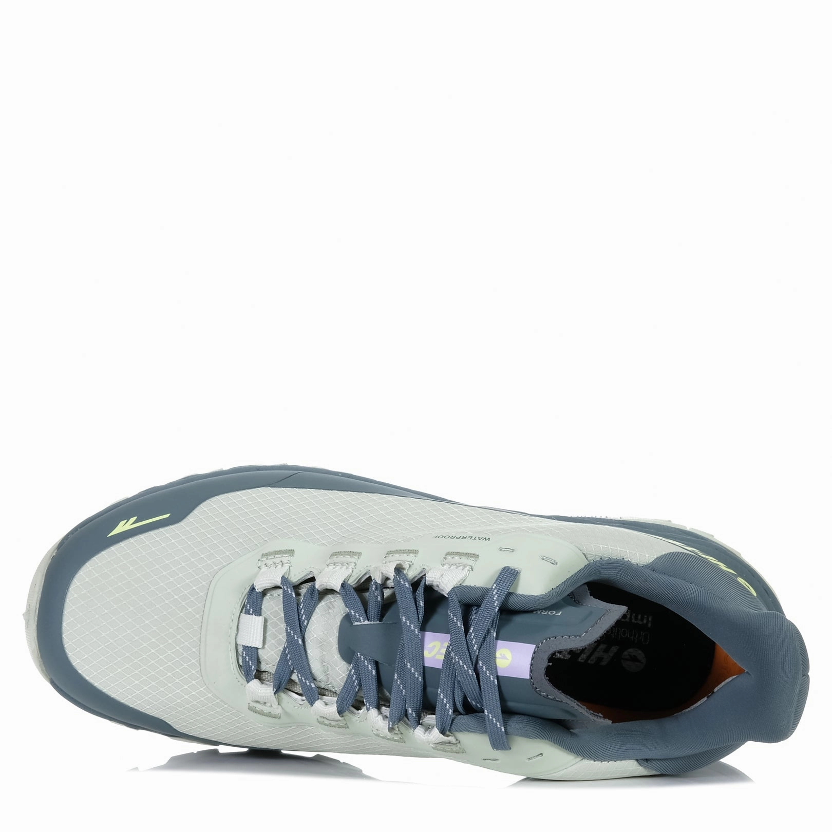 Low Weight Benefit Hi-Tec Altitude Lite Waterproof Womens Stormy/Green Tint