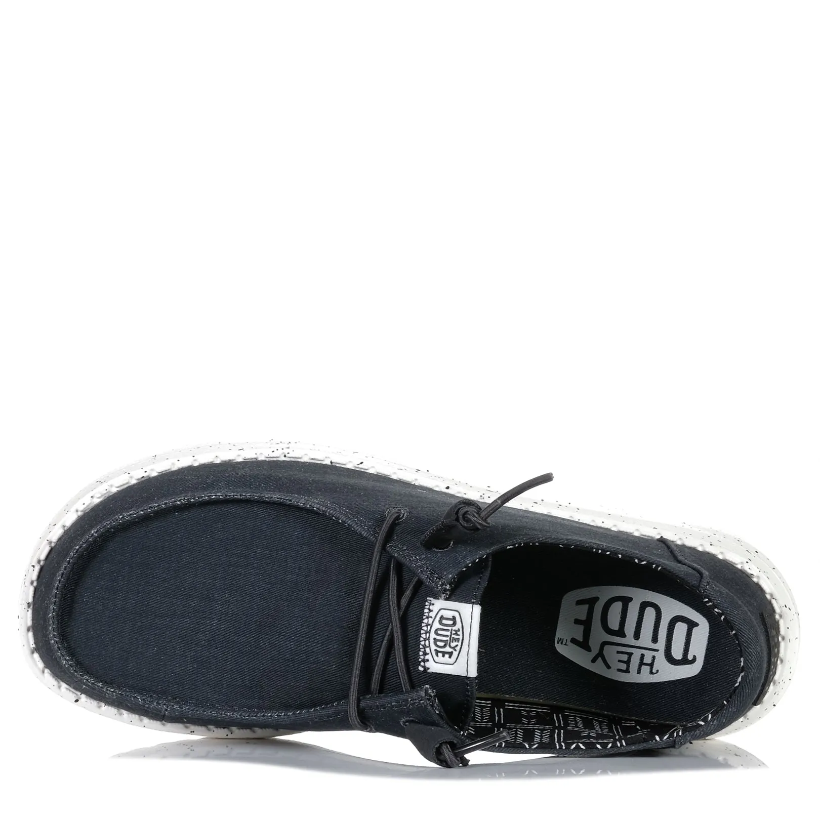 Max Flex Control Hey Dude Womens Wendy Stretch Canvas Black