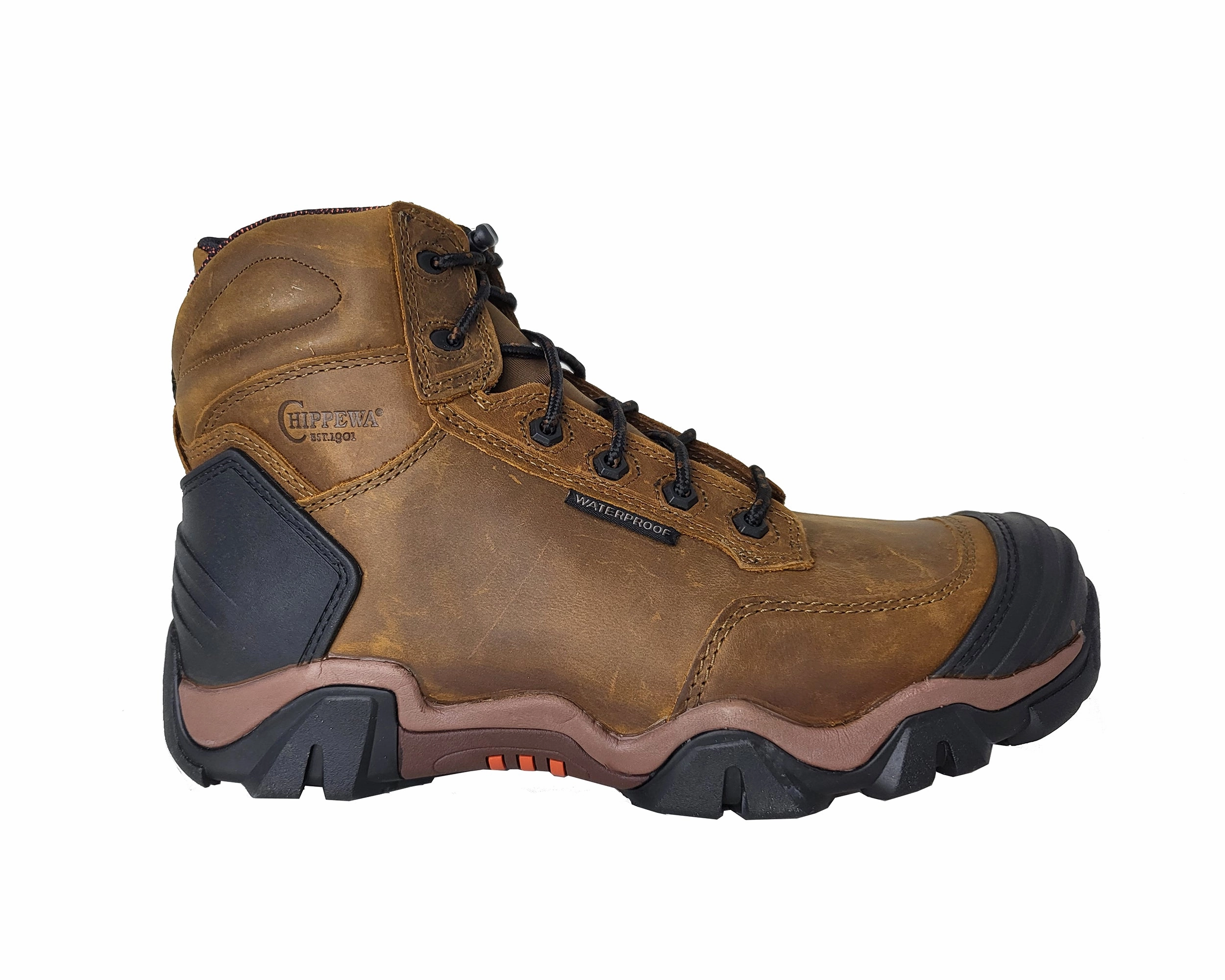Men`s 6IN Cross Terrain Nano Comp Toe Boots zipper