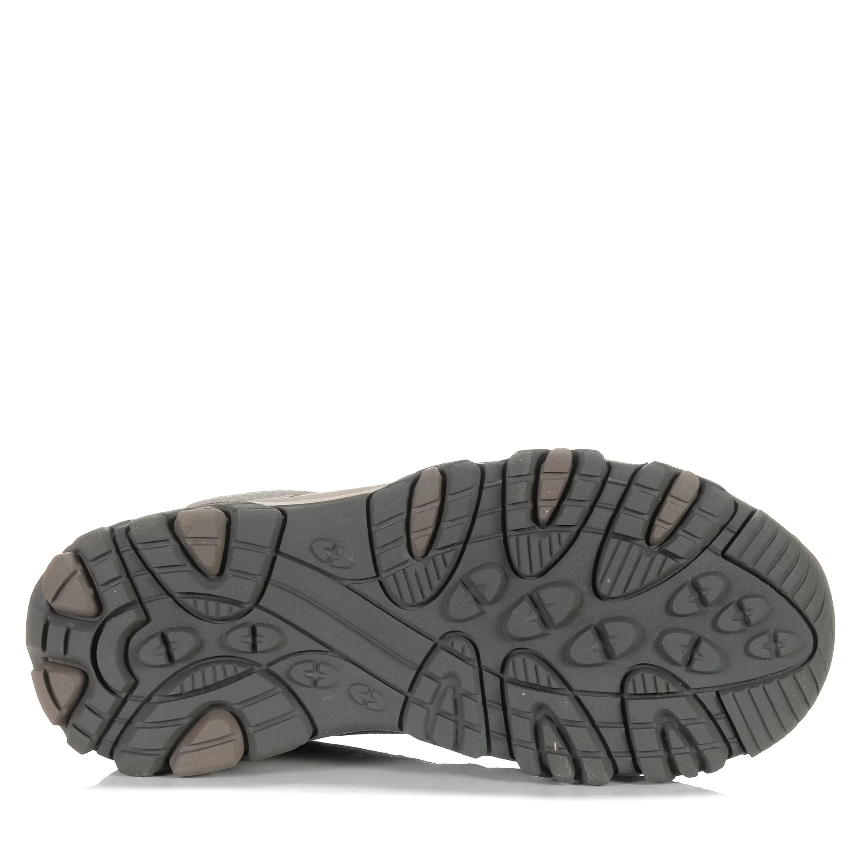 Merrell Moab 3 Low Waterproof Kids Boulder/Red Structured wear