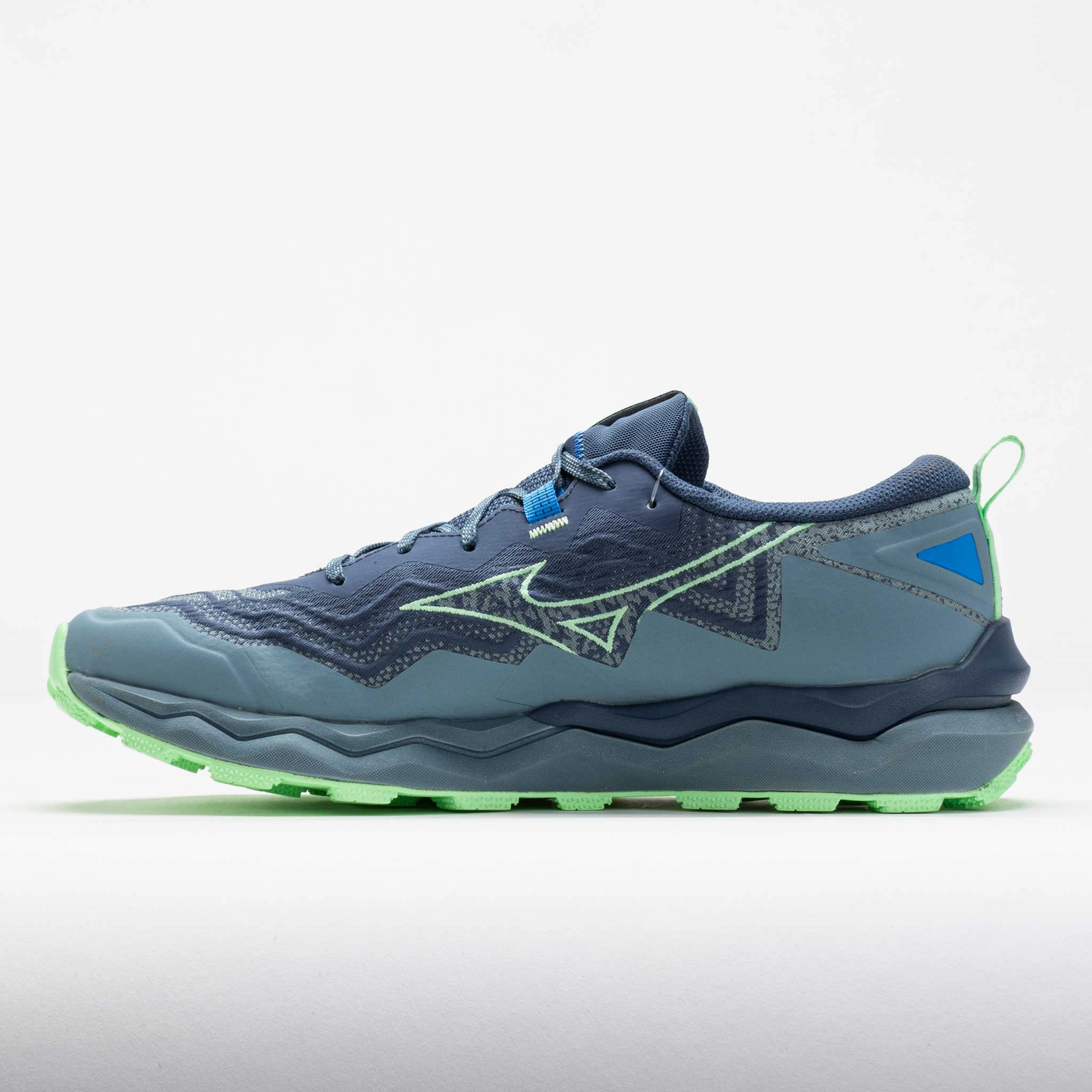 Mizuno Wave Daichi 9 Men's Vintage Indigo/Neo Mint Deep Track