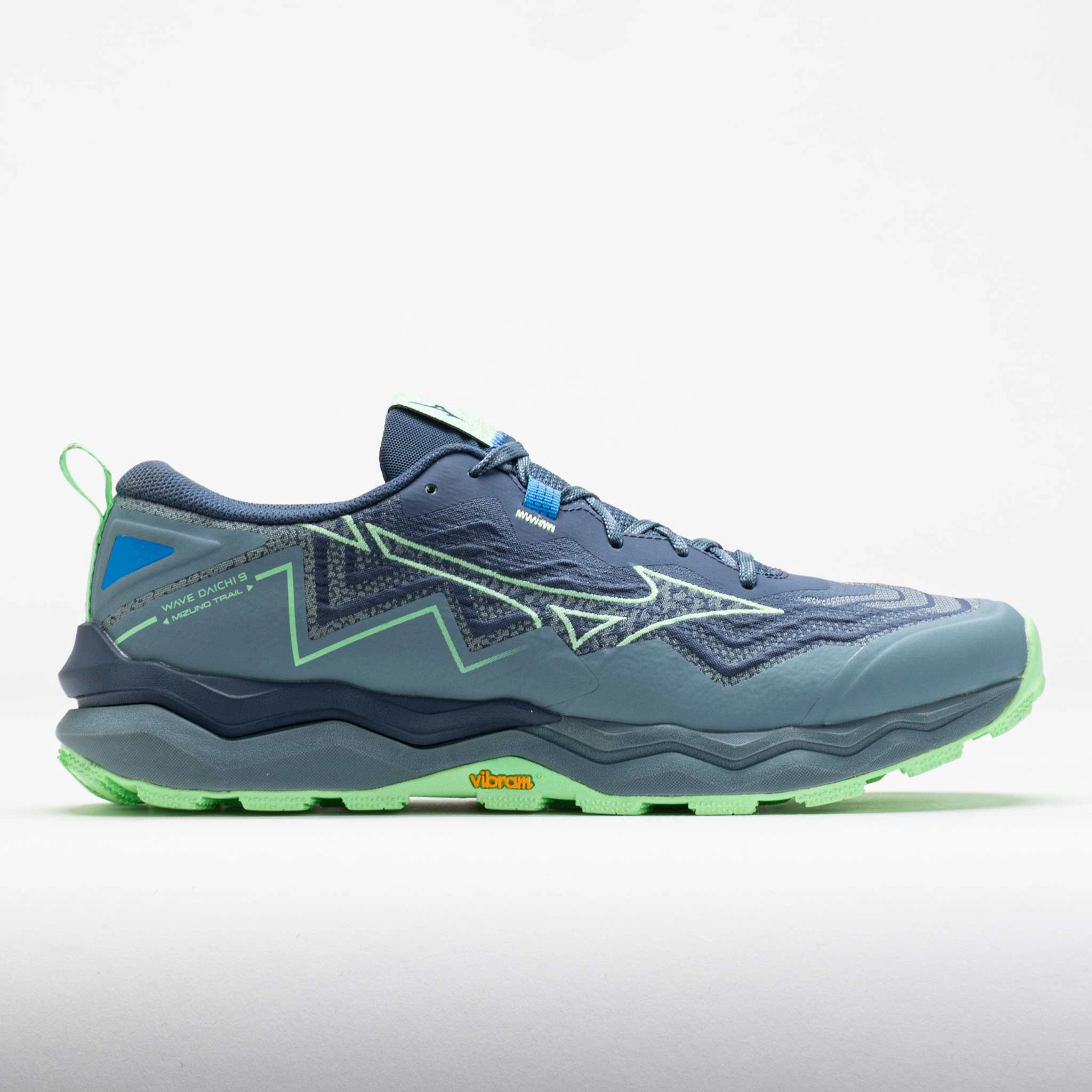 Mizuno Wave Daichi 9 Men's Vintage Indigo/Neo Mint Deep Track