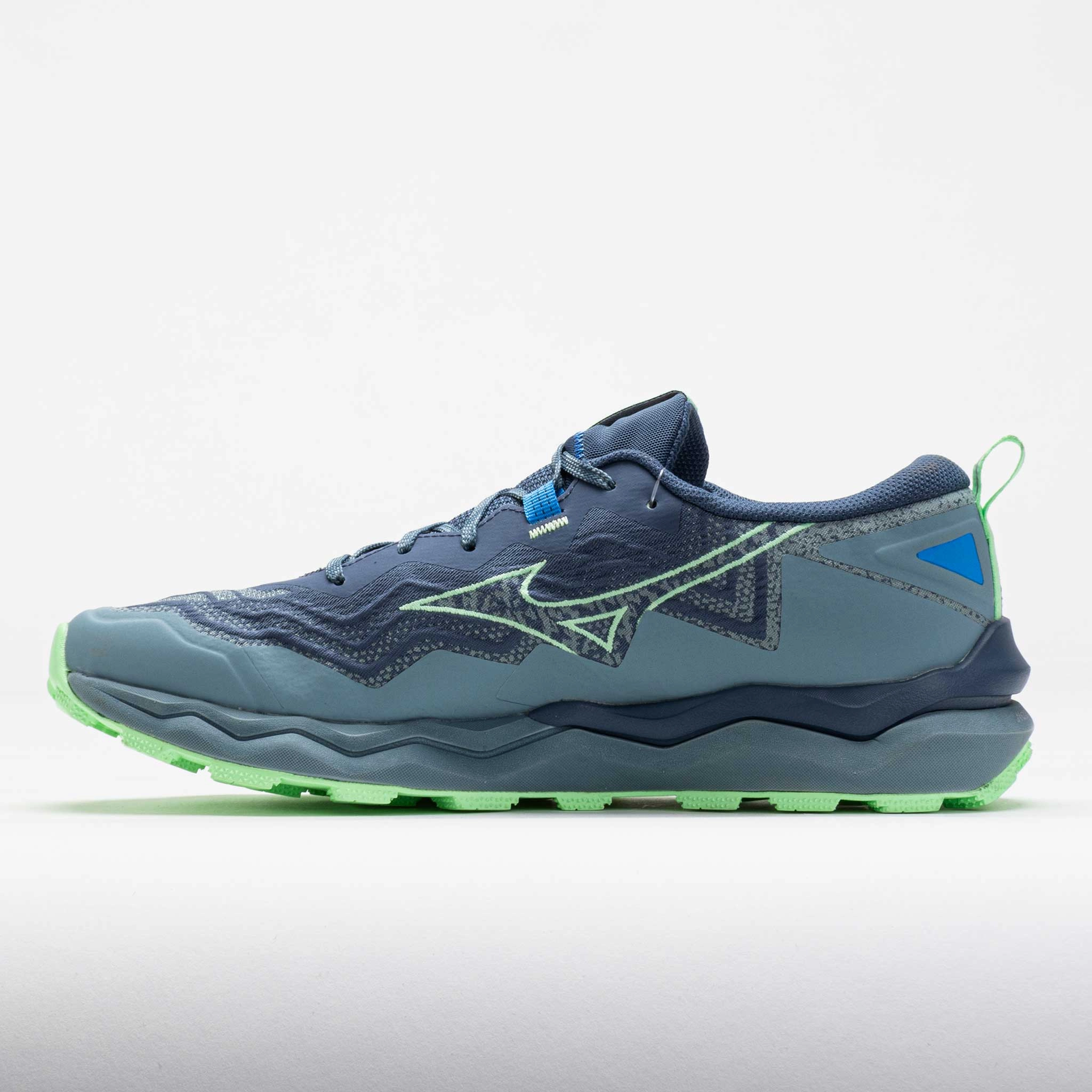 Mizuno Wave Daichi 9 Men's Vintage Indigo/Neo Mint Deep Track