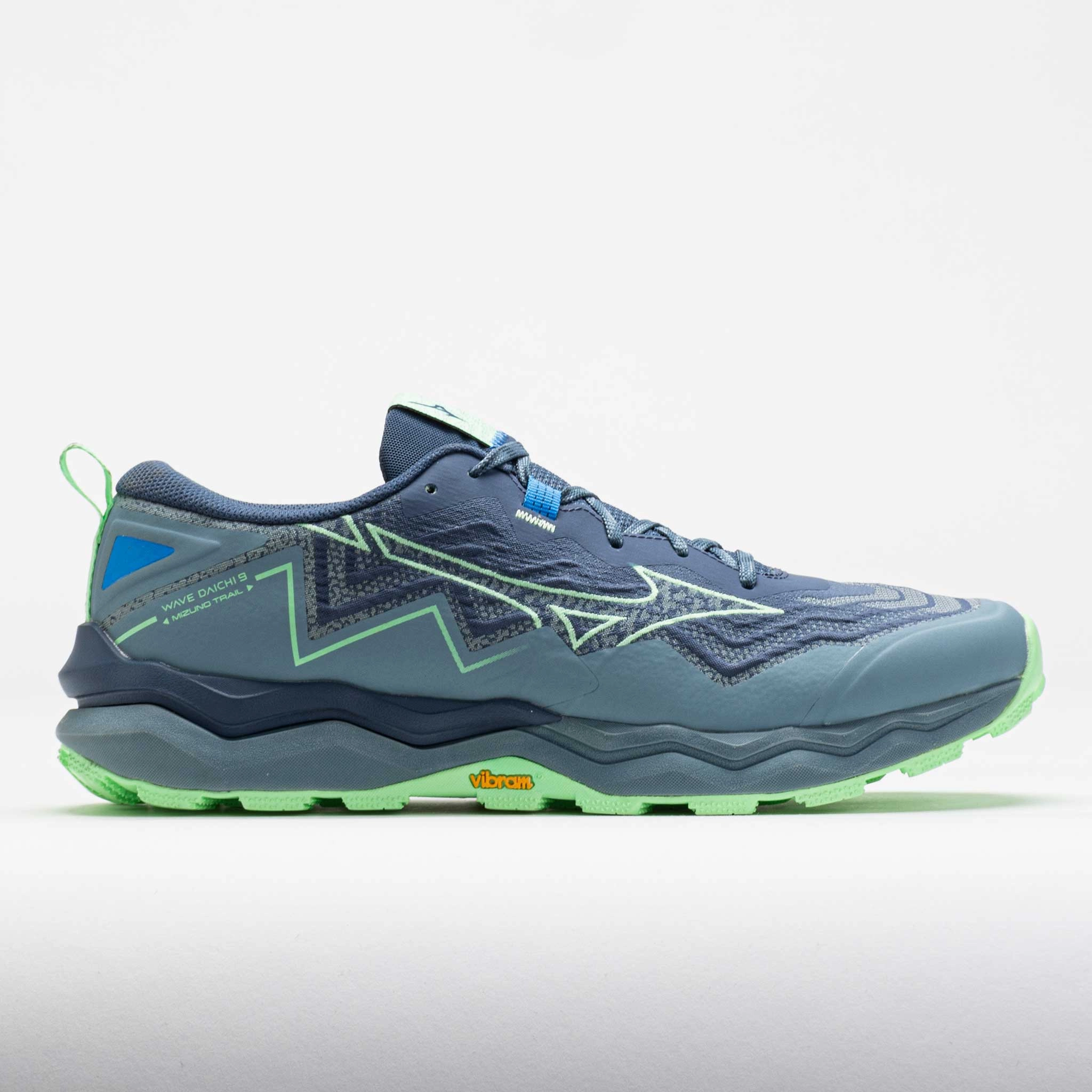 Mizuno Wave Daichi 9 Men's Vintage Indigo/Neo Mint Deep Track