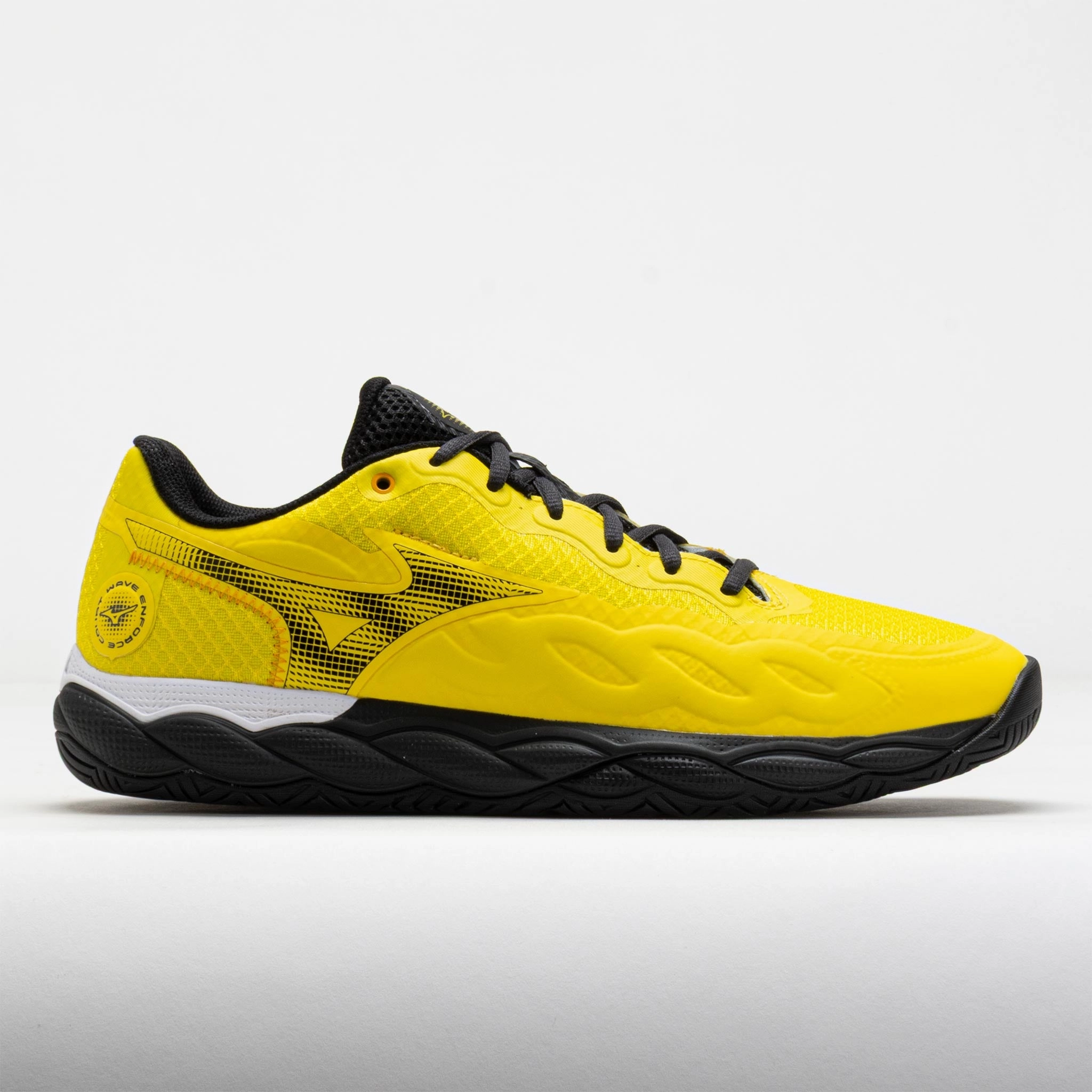 Mizuno Wave Enforce Court AC Men's Vibrant Yellow/Black No-Pressure Fit
