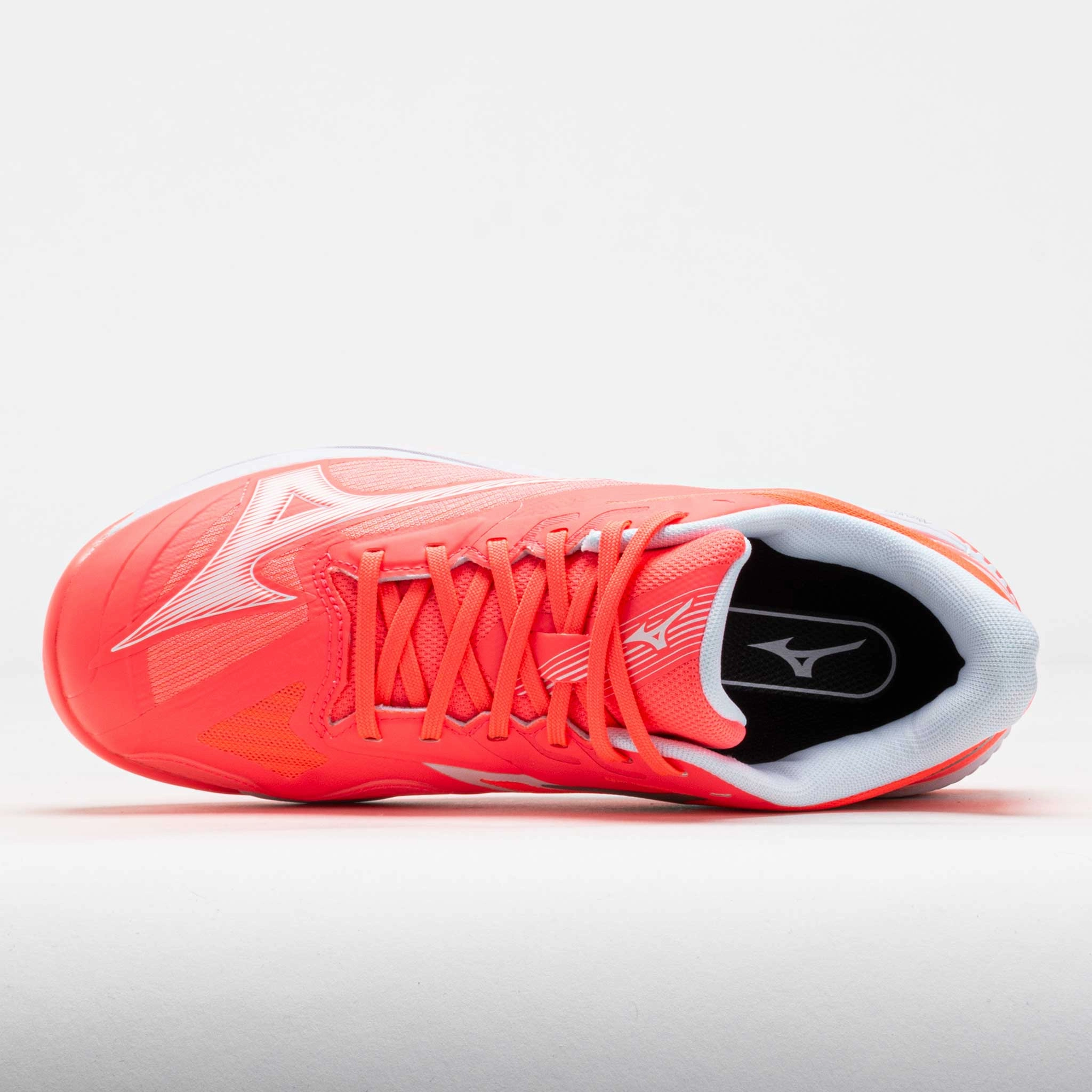 Mizuno Wave Exceed Court AC Women's Striking Coral/White Trail Safety Gear