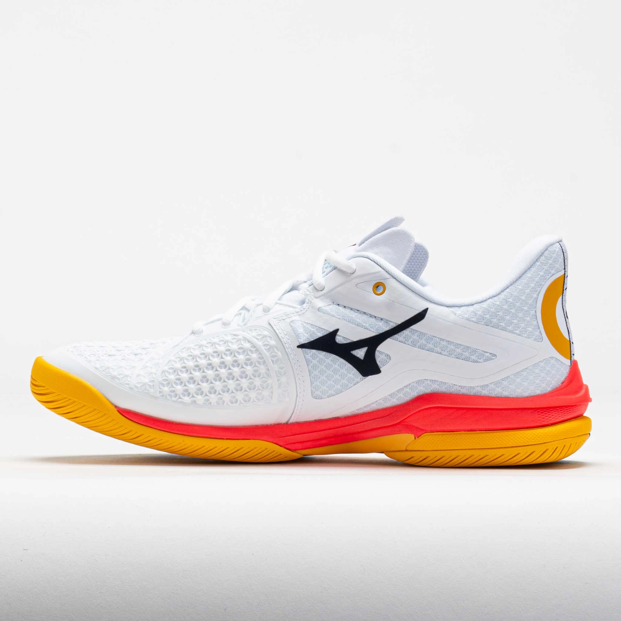 Mizuno Wave Exceed Tour 6 AC Men's White/Firey Coral Layered cushioning