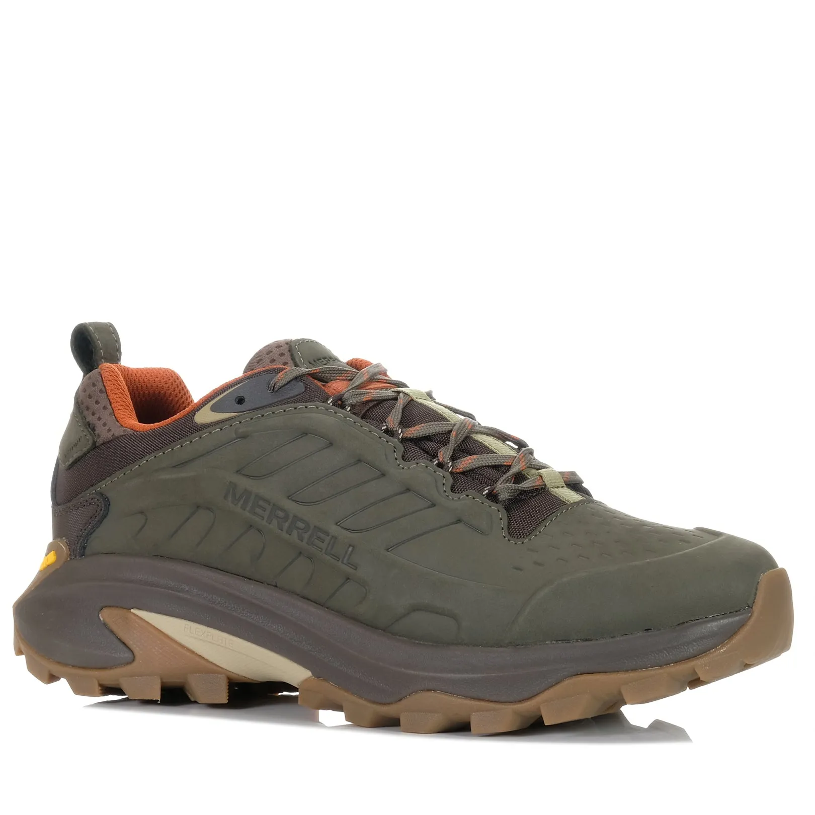 Merrell Moab Speed 2 Leather Waterproof Olive marathoning Color run