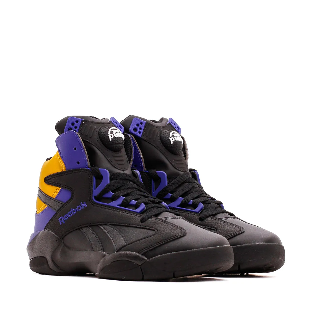 Modern Reebok Basketball Men Shaq Attaq Black Pump Gold Lakers GY7127