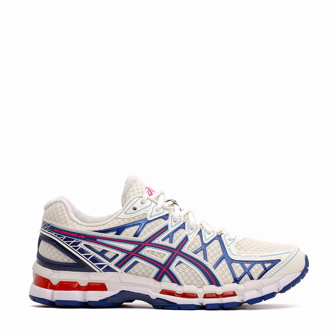 Modern Urban Fit Asics Men Gel-Kayano 20 Creme Deep Marine Core 1203A388-101