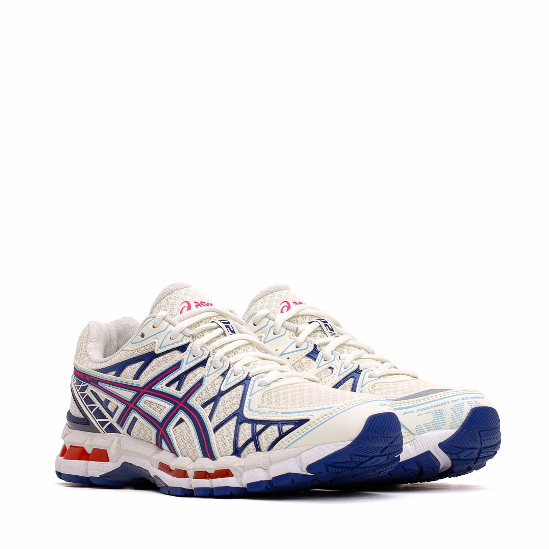 Modern Urban Fit Asics Men Gel-Kayano 20 Creme Deep Marine Core 1203A388-101