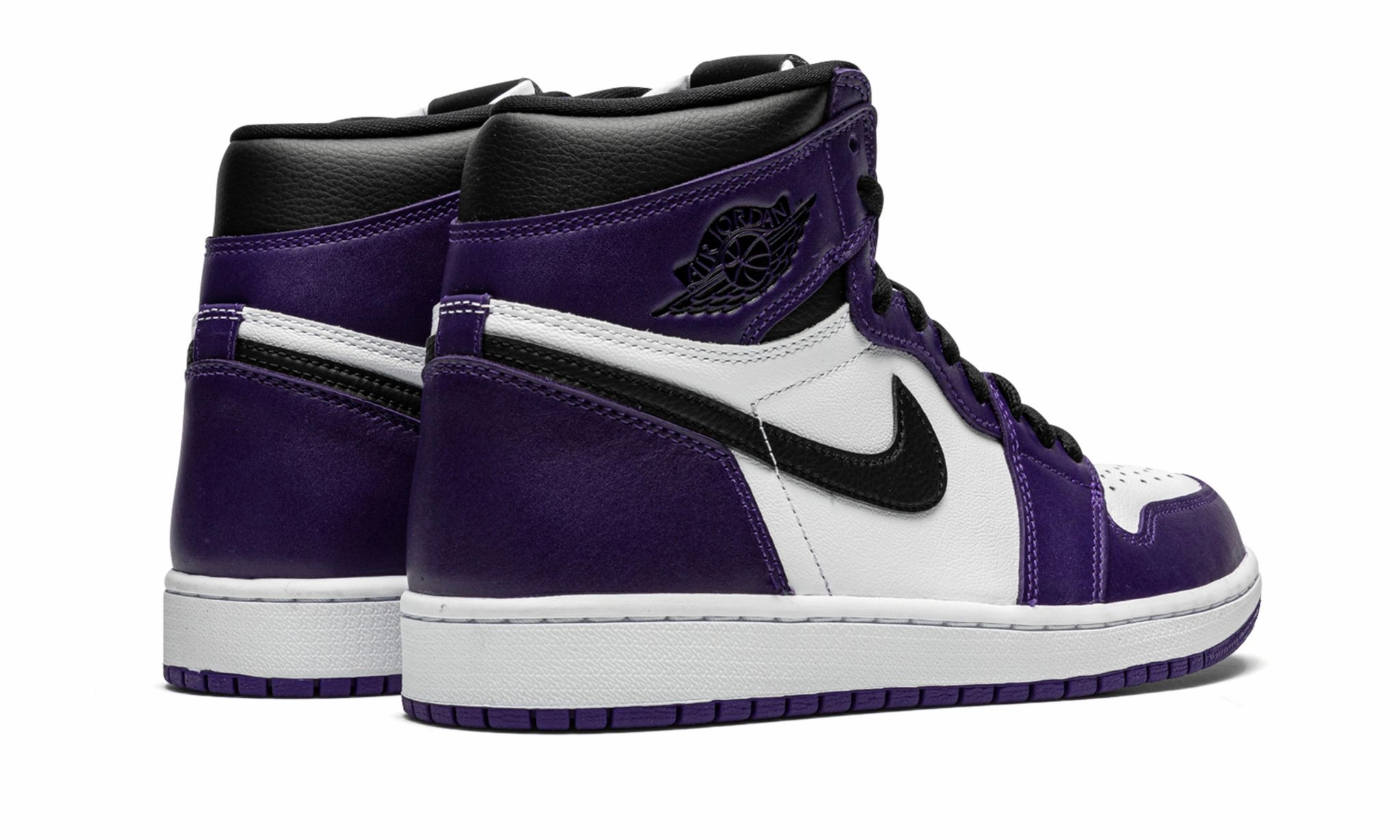 Modern Walk Step-On Comfort Layer Air Jordan 1 Retro High OG Court Purple 2.0