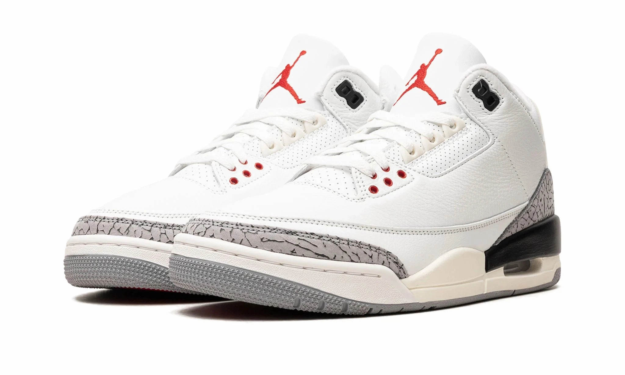 Moisture - wicking Insole Air Jordan 3 White Cement Reimagined