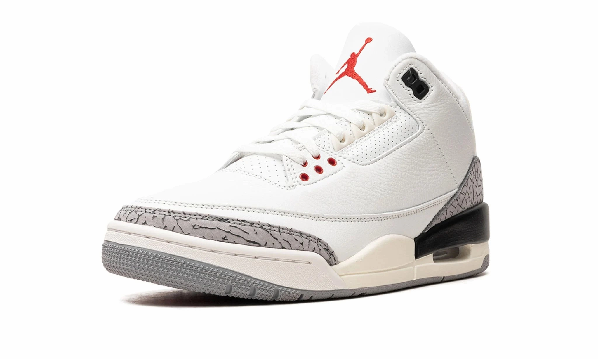 Moisture - wicking Insole Air Jordan 3 White Cement Reimagined