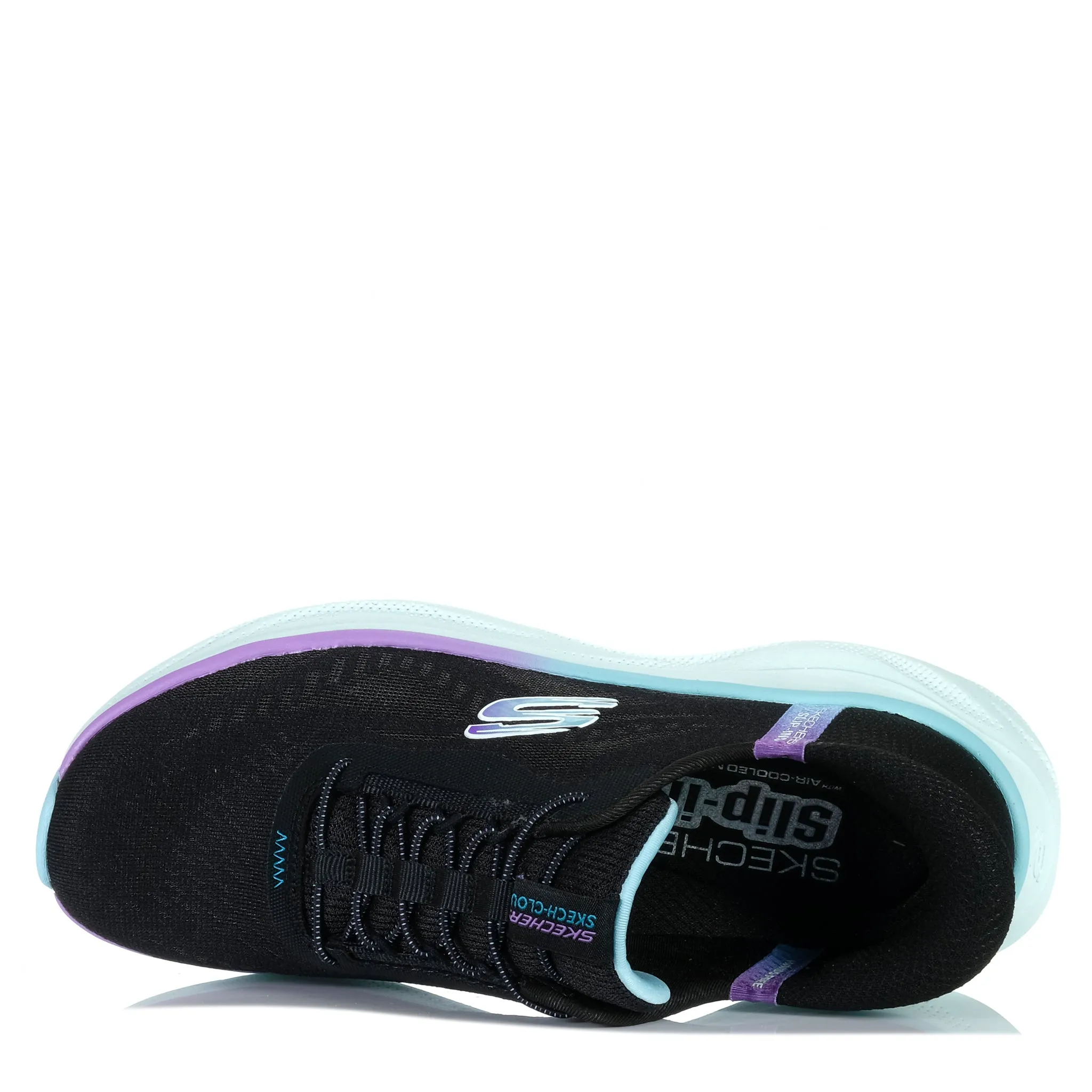 Motion Grip Frame Skechers Slip-Ins: Skech Cloud - Perfectly Plush Light Black/Mul