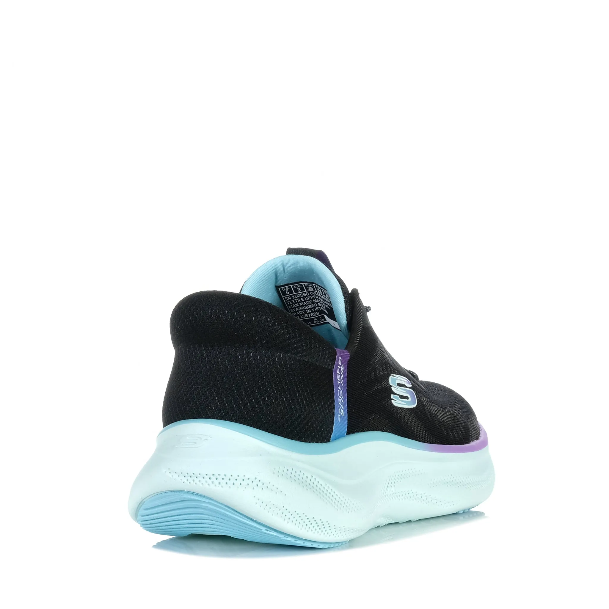 Motion Grip Frame Skechers Slip-Ins: Skech Cloud - Perfectly Plush Light Black/Mul