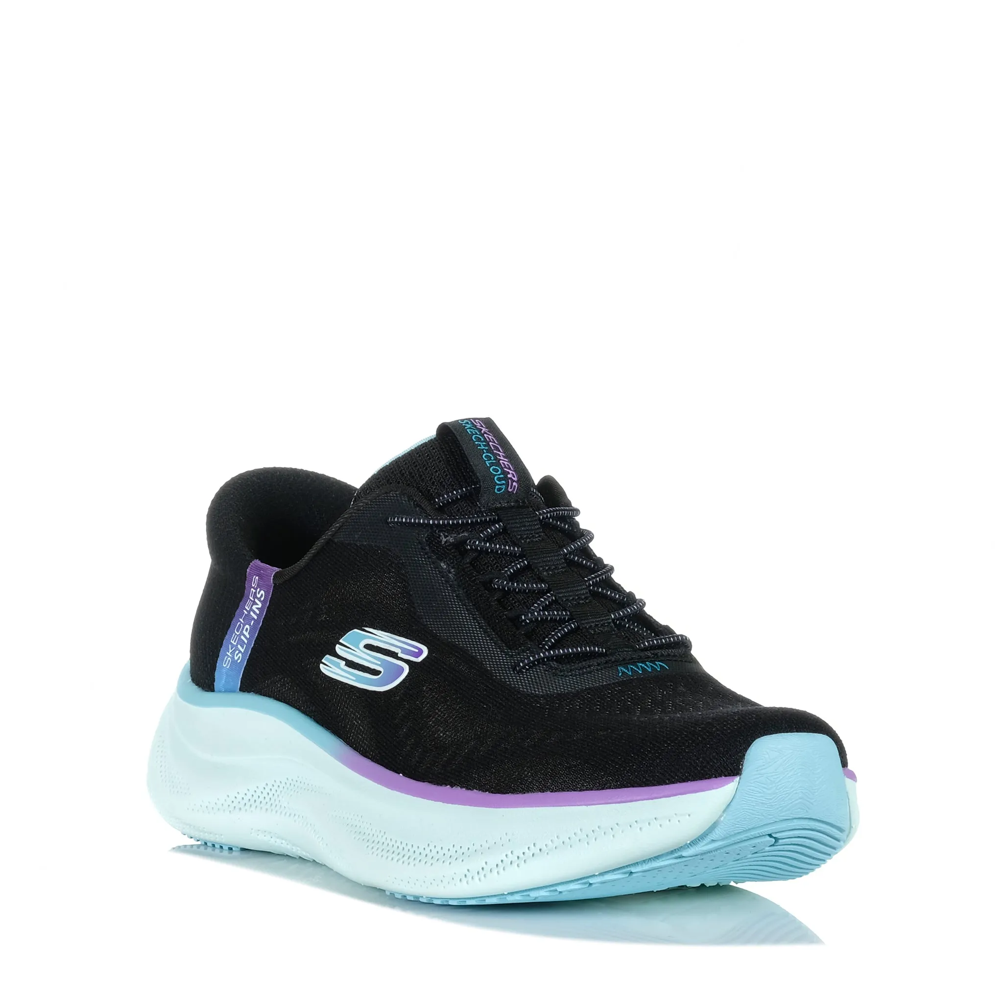 Motion Grip Frame Skechers Slip-Ins: Skech Cloud - Perfectly Plush Light Black/Mul