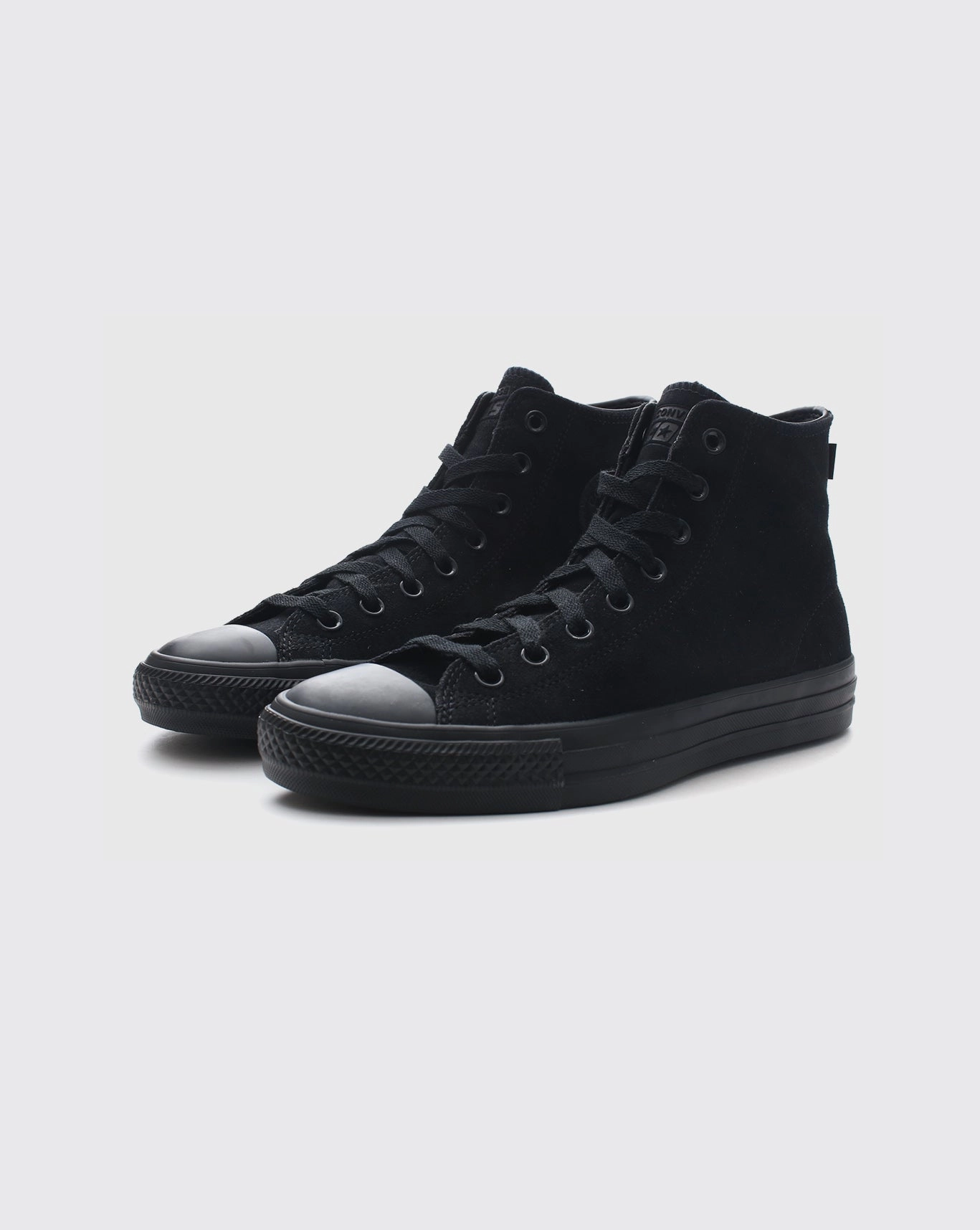 Multi-layered Converse CTAS Pro Hi Suede Shoe - Black