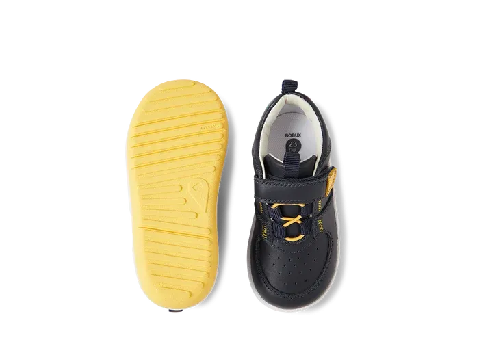 Natural Walk Feel Bobux Iwalk Backspin Sneaker - Navy