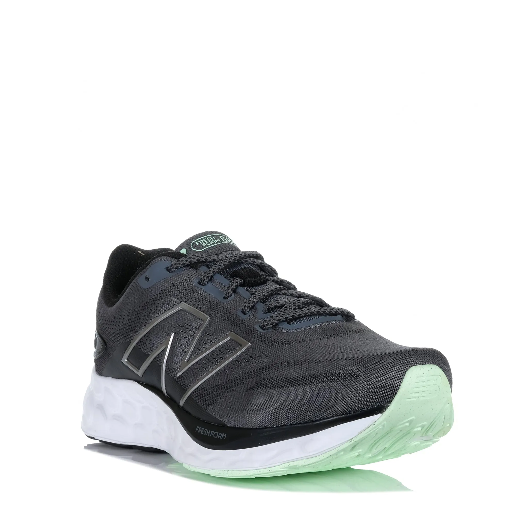 New Balance M680CF8 Grey/Silver Ankle cuff area