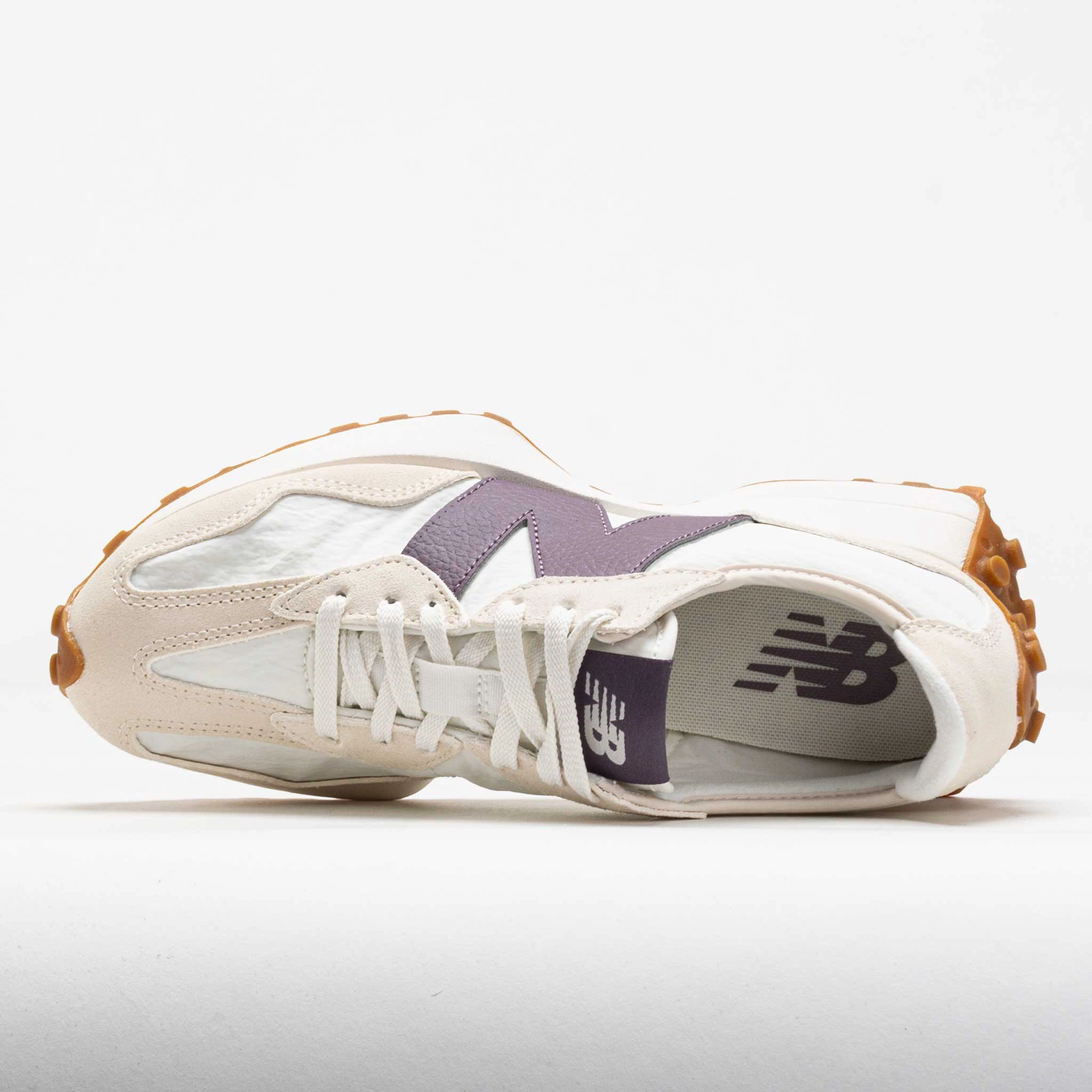 New Balance 327 Women's Linen/Sea Salt/Dark Ice Wine High - quality sole