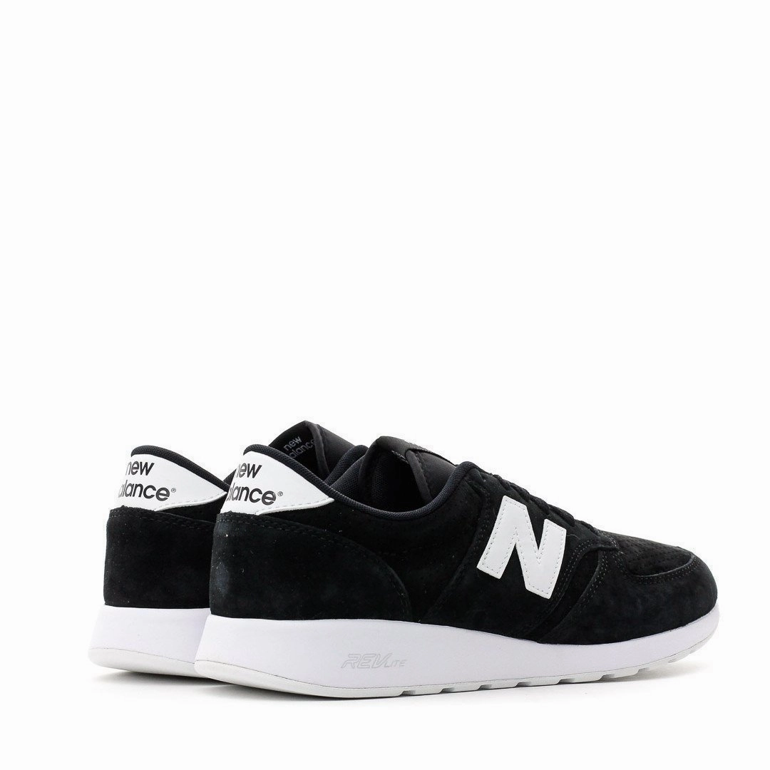 NEW BALANCE LIFESTYLE RE-ENGINEERED REVLITE BLACK WHITE SUEDE MRL420SN *** Soft Breeze