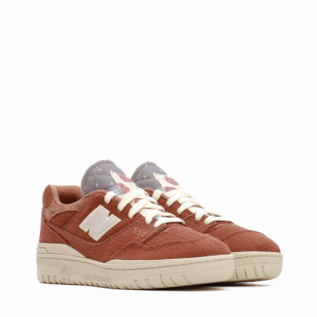 New Balance Men 550 Pecan/Crimson BB550THB Smooth Comfort