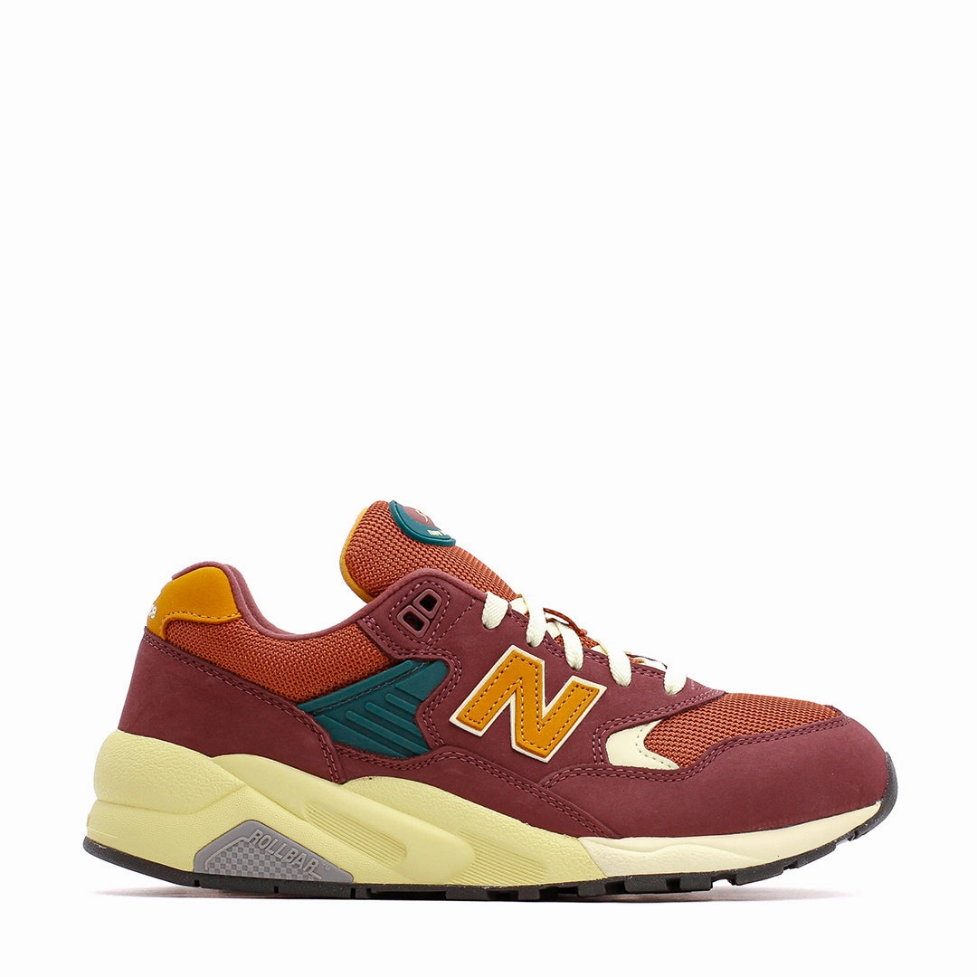 New Balance Men 580 Washed Burgundy MT580KDA Easy Step-On Glide Layer