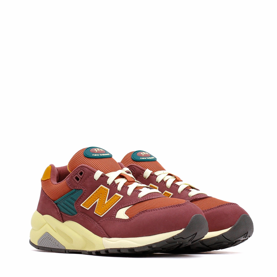 New Balance Men 580 Washed Burgundy MT580KDA Easy Step-On Glide Layer