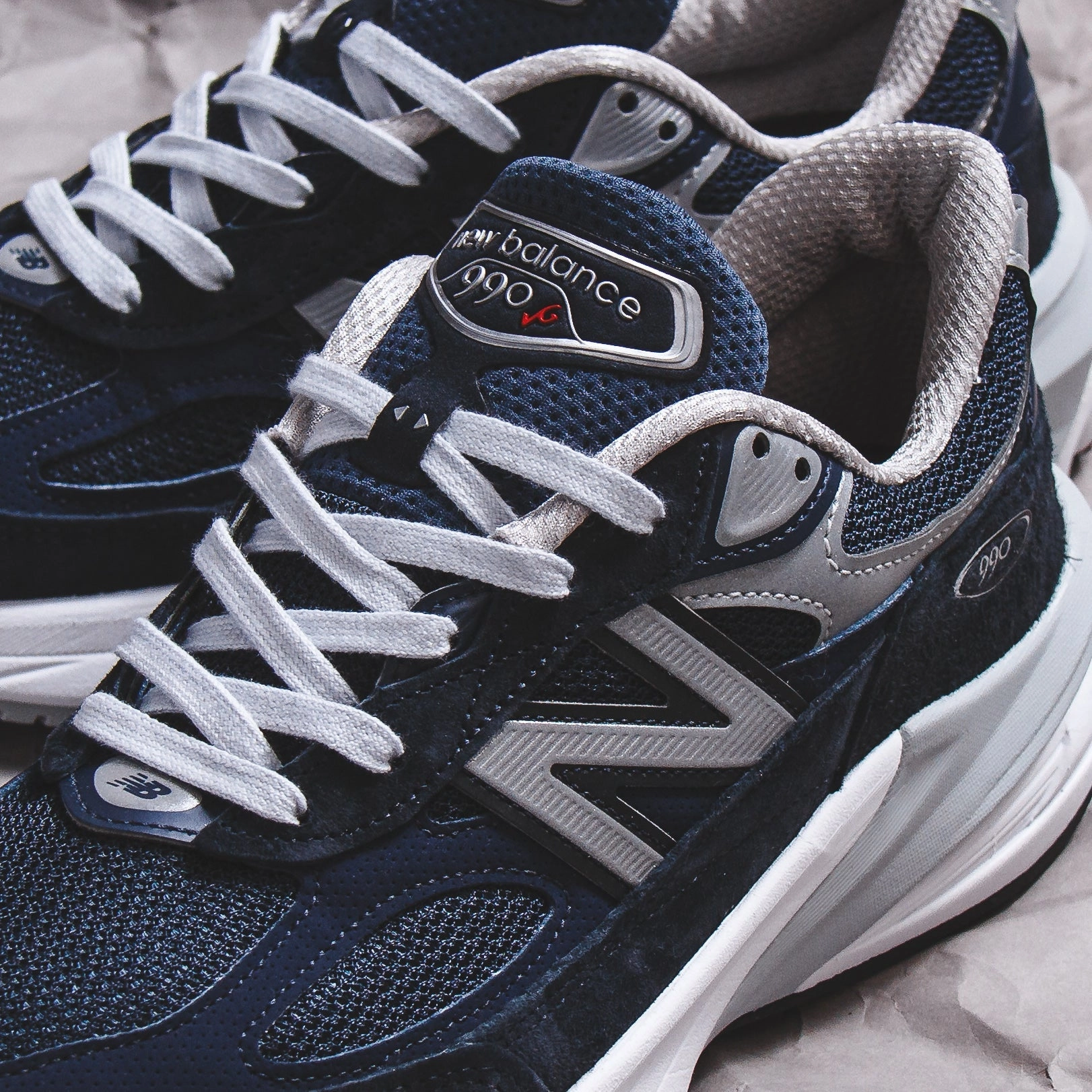 New Balance Men 990v6 Navy Made In USA M990NV6 Walk Ready