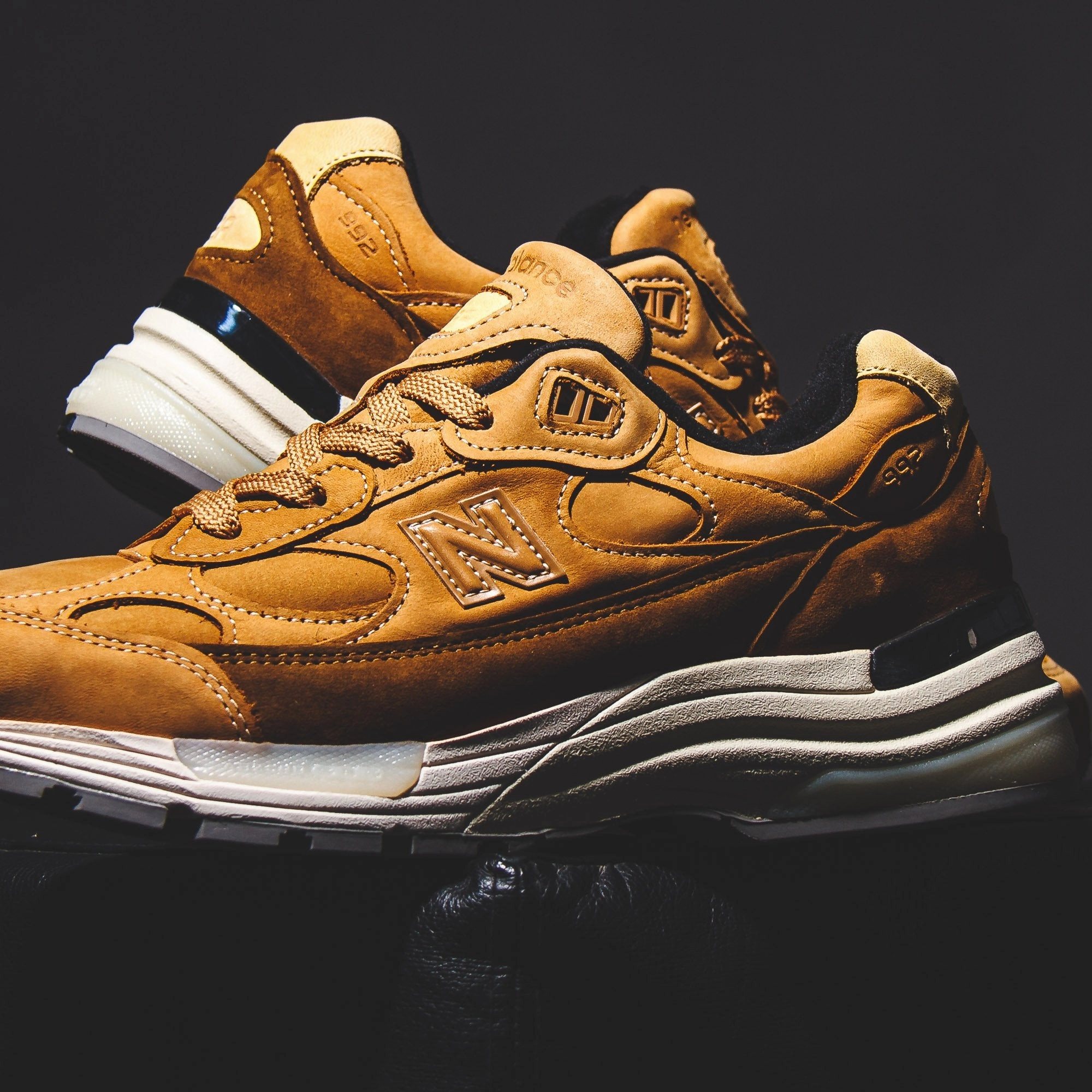 New Balance Men 992 Tan Made In USA M992LX Travel Ease