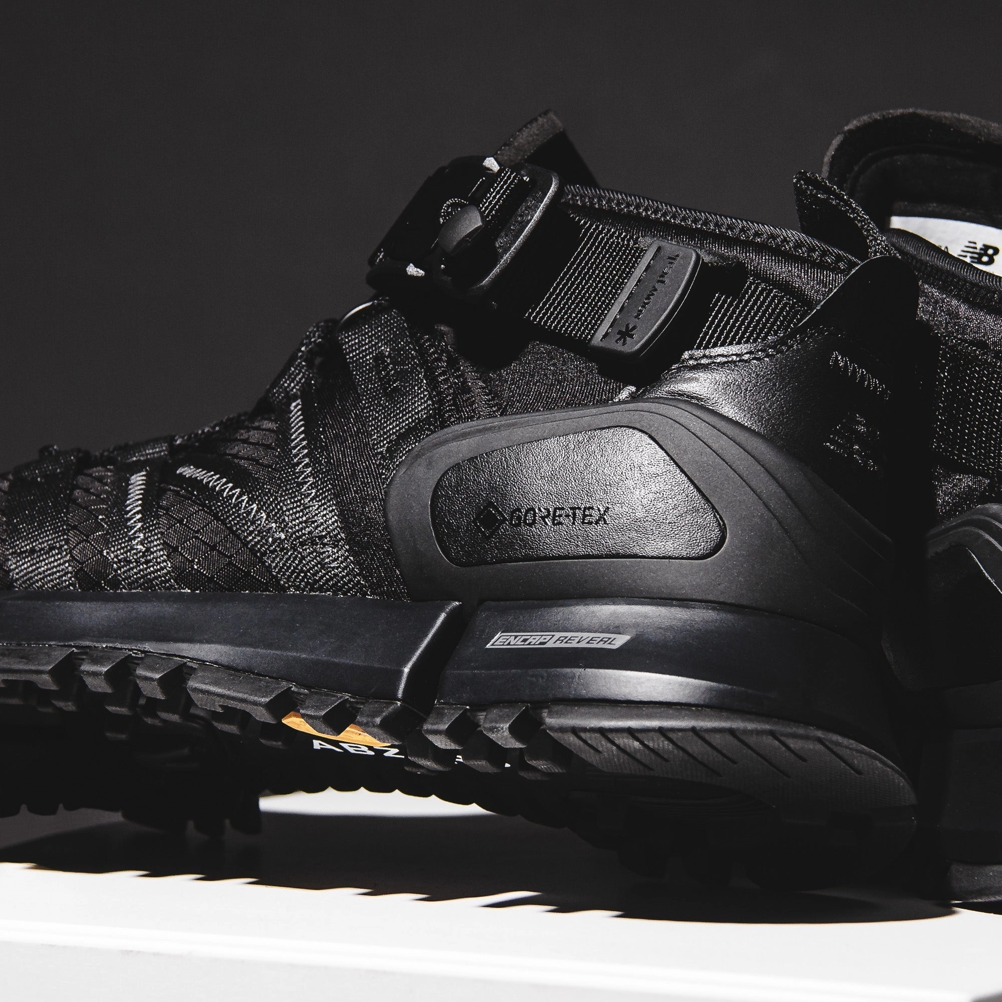 New Balance Men Tokyo Design R-C4 x Snow Peak Japan Gore-Tex Black Core MSRC4GSA Soft Midsole Layer