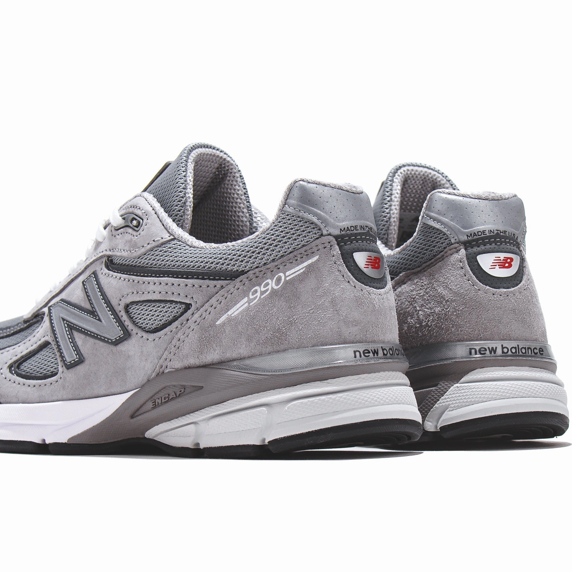 New Balance Unisex 990v4 Made In USA Grey U990GR4 Flexible Upper