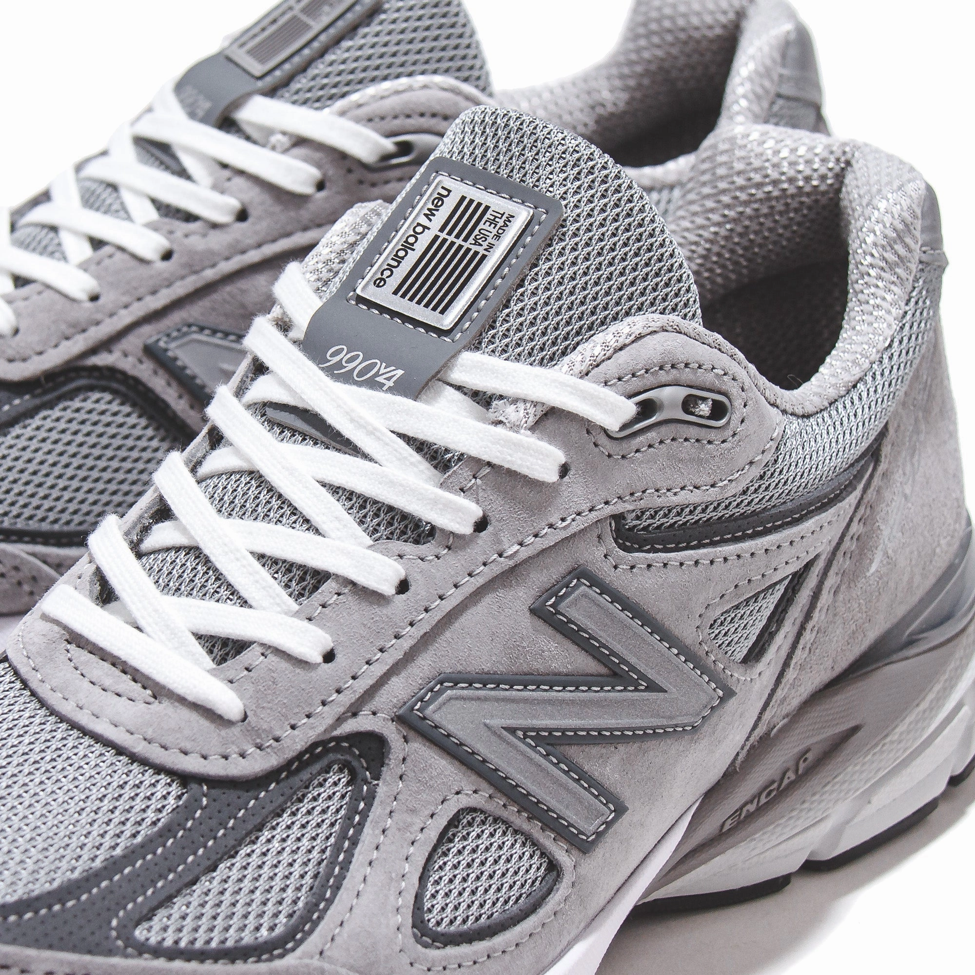 New Balance Unisex 990v4 Made In USA Grey U990GR4 Flexible Upper