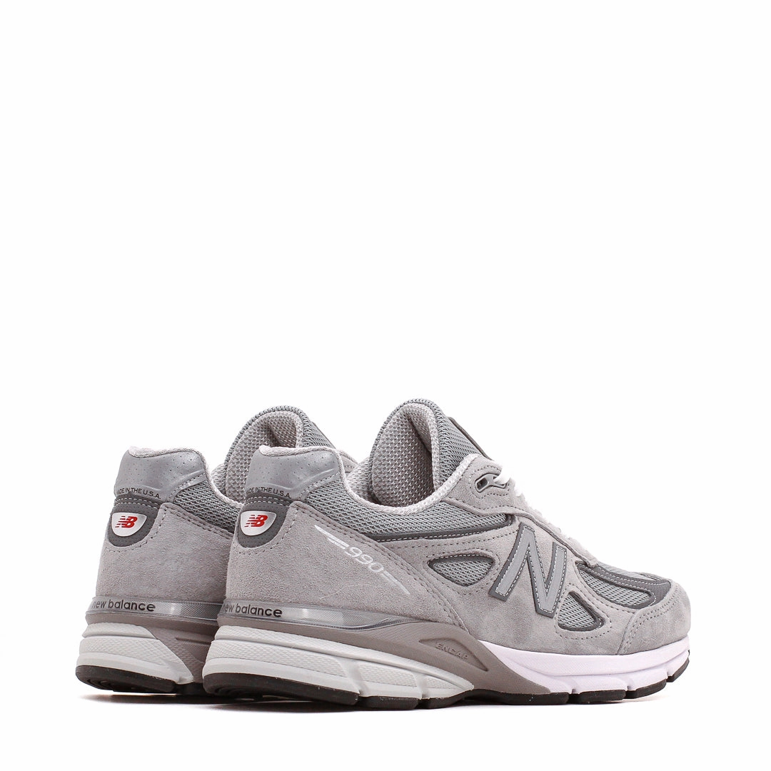 New Balance Unisex 990v4 Made In USA Grey U990GR4 Flexible Upper