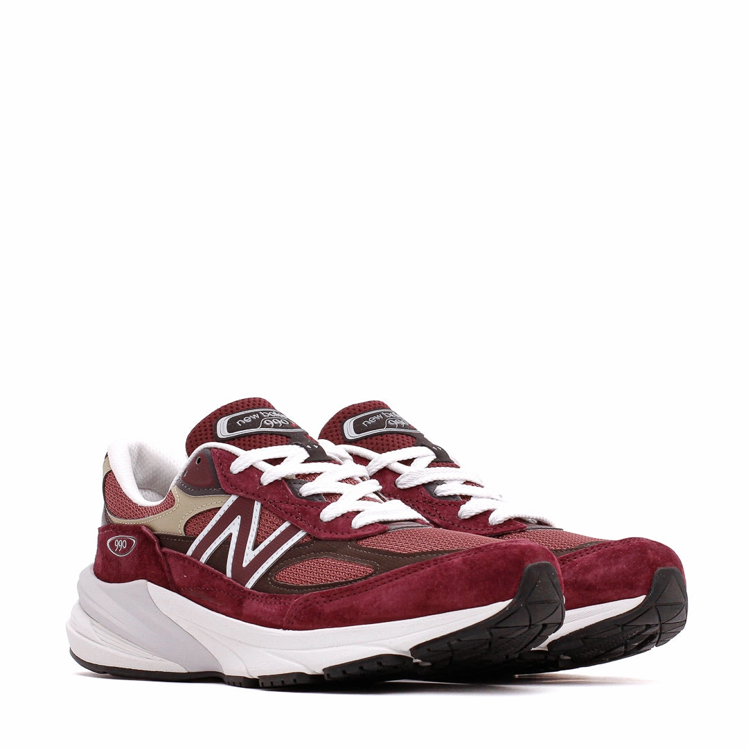New Balance Unisex 990v6 Burgundy Made In USA U990BT6 Trendy Look