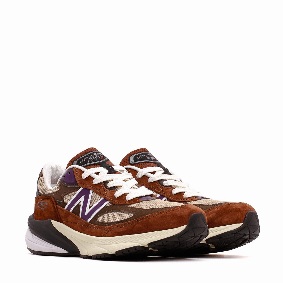 New Balance Unisex 990v6 Rich Oak Cosmic Grape U990OP6 Chic Step