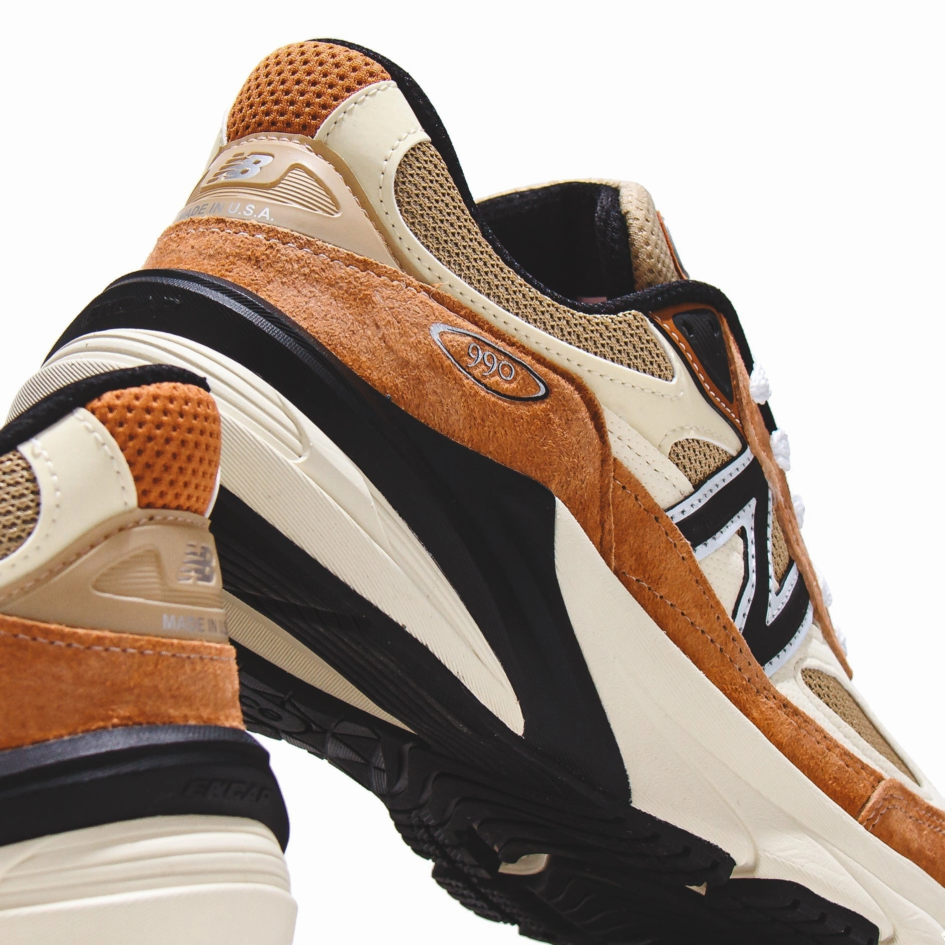 New Balance Unisex 990v6 Sepia Orange Incense Made In USA U990TO6 Stress-Free Walk