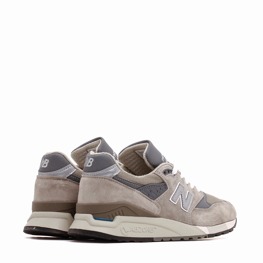 New Balance Unisex 998 Grey Made In USA U998GR Light Step Glide-Out