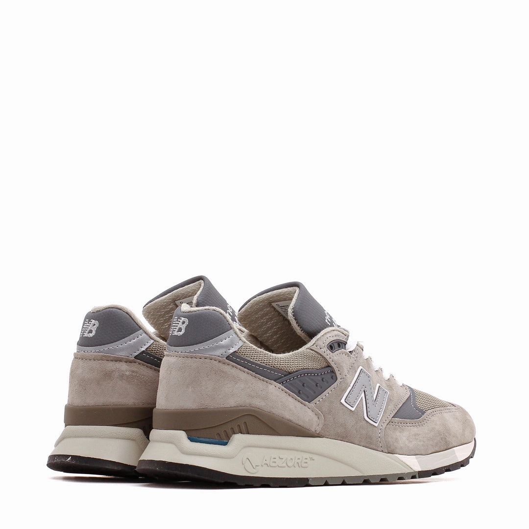 New Balance Unisex 998 Grey Made In USA U998GR Light Step Glide-Out
