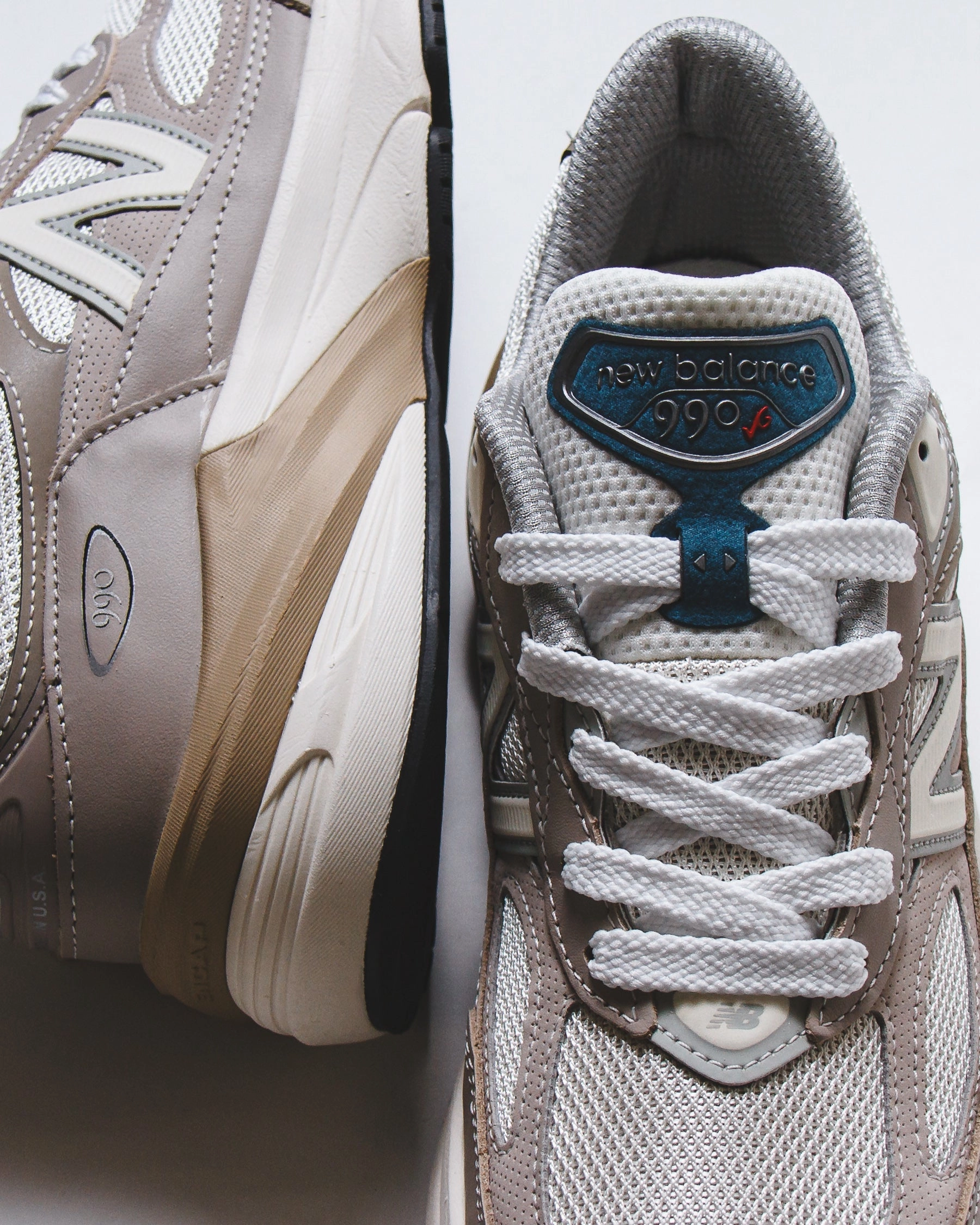 New Balance Unisex Made in USA 990v6 Light Mushroom U990MM6 Easy Glide