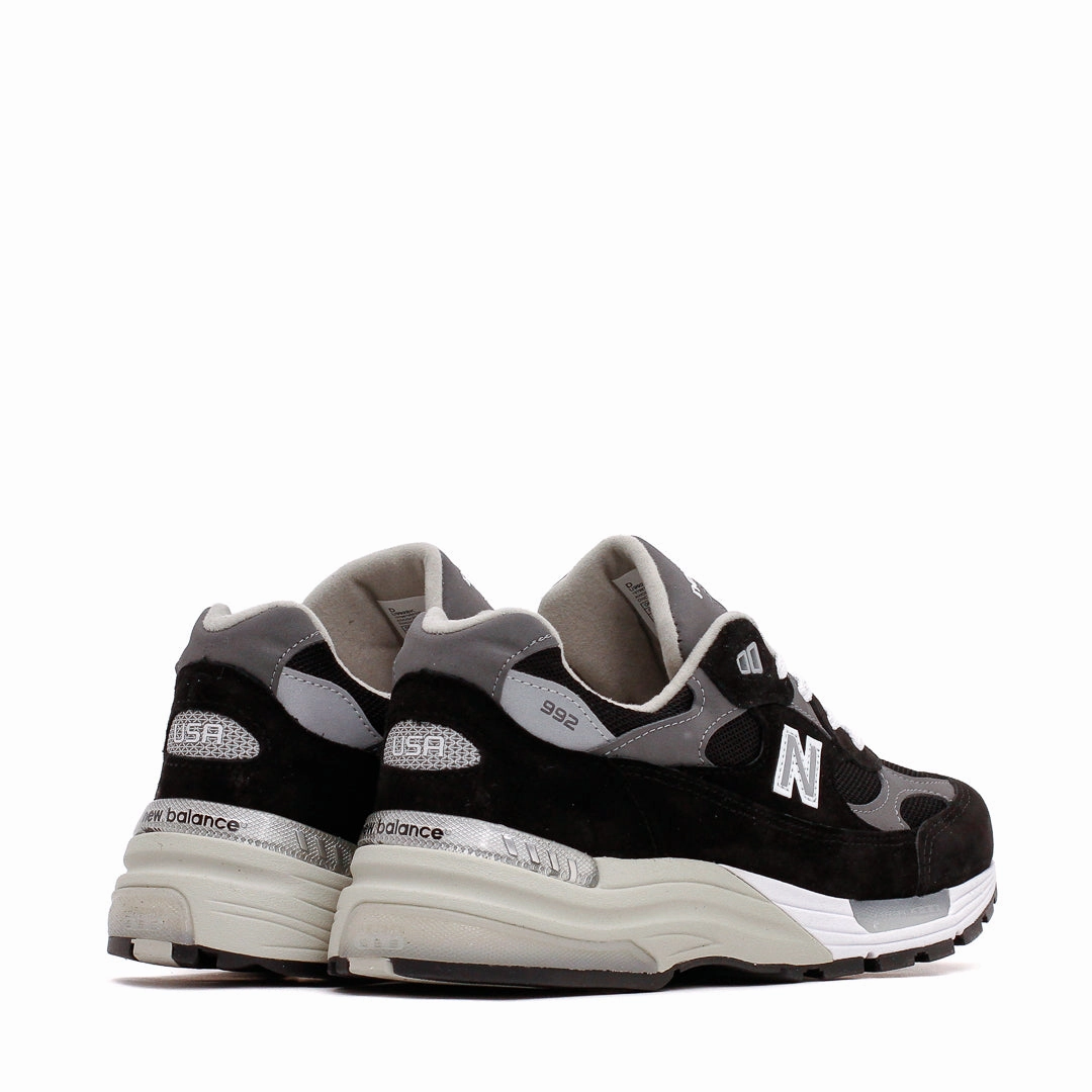 New Balance Unisex Made in USA 992 Black U992BK Timeless Design