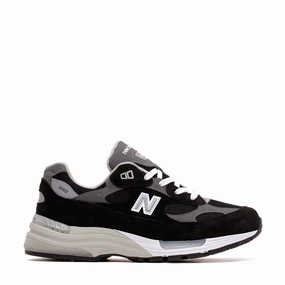 snow walk New Balance Unisex Made in USA 992 Black U992BK