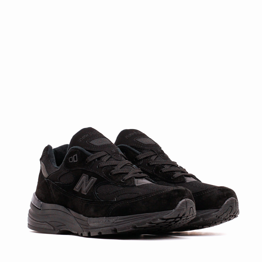 New Balance Unisex Made in USA 992 Triple Black U992TB Everyday Footwear