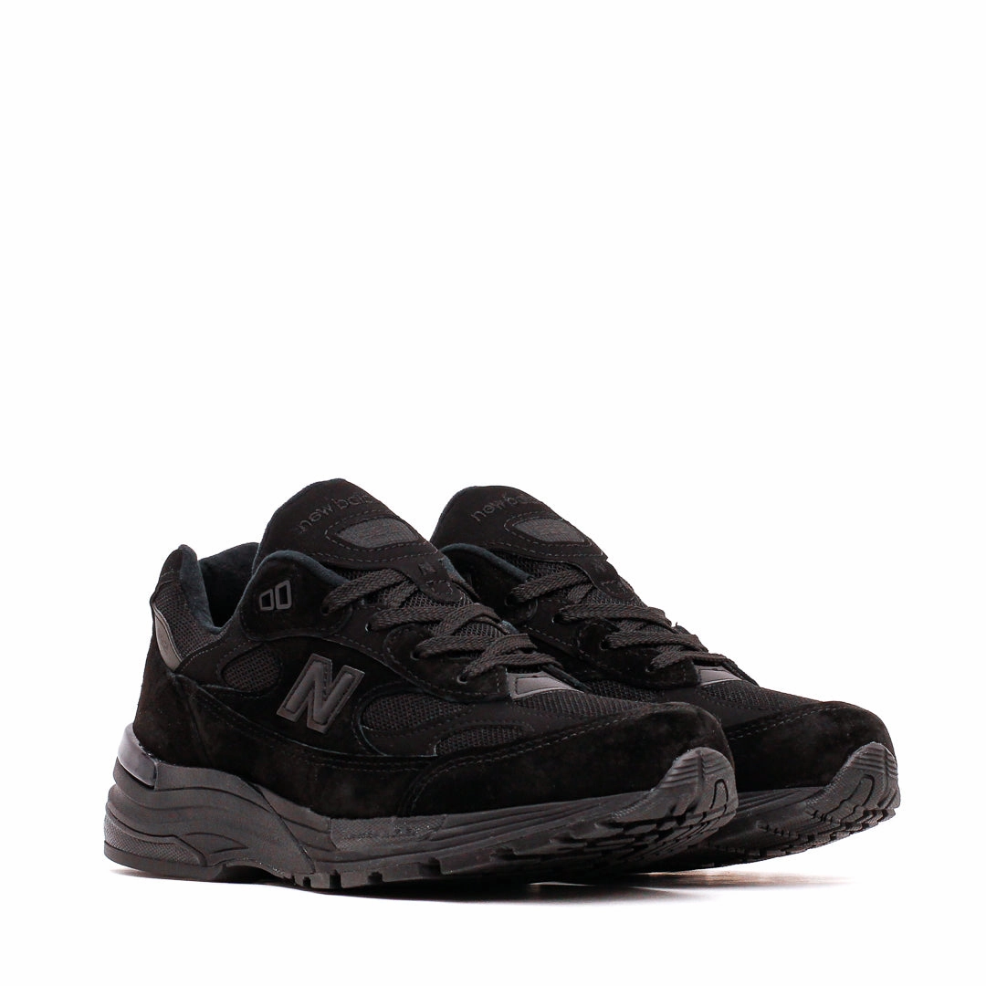 New Balance Unisex Made in USA 992 Triple Black U992TB Everyday Footwear