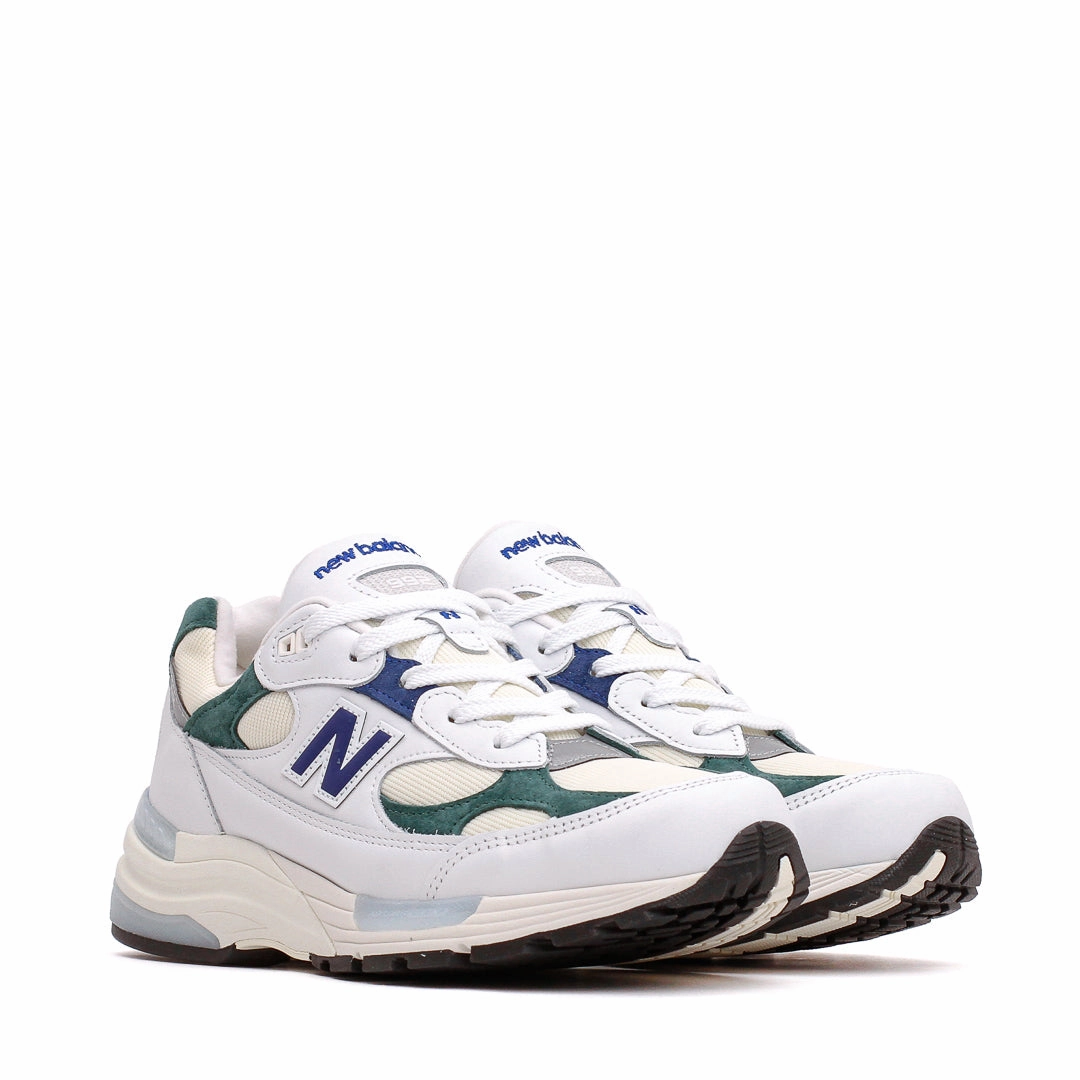 New Balance Unisex Made in USA 992 White Marsh Green U992GB Urban Trail